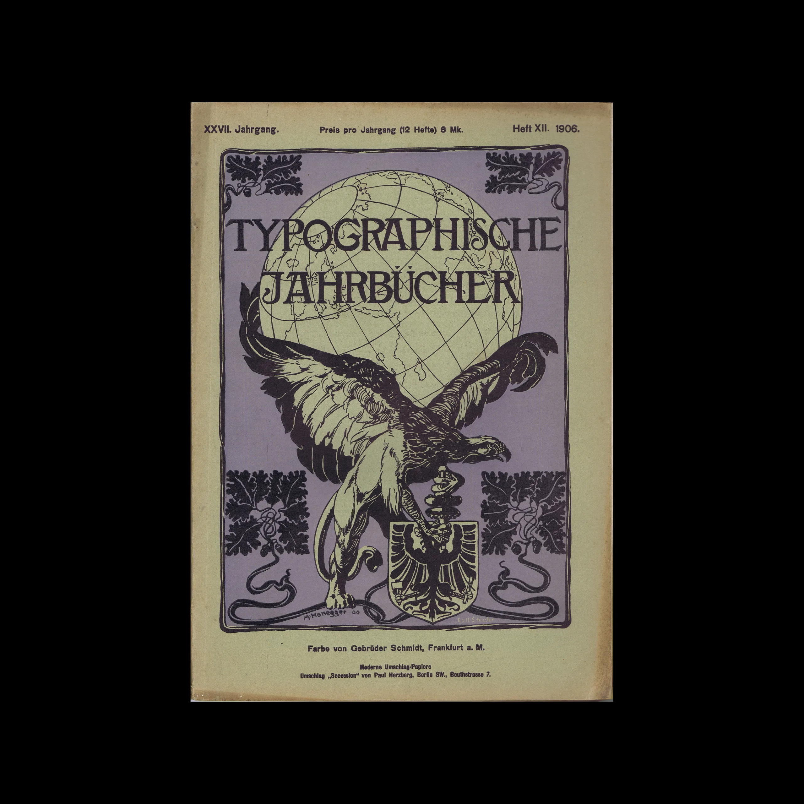 Typographische Jahrbücher, 27 Jahrg., Heft 12, 1906