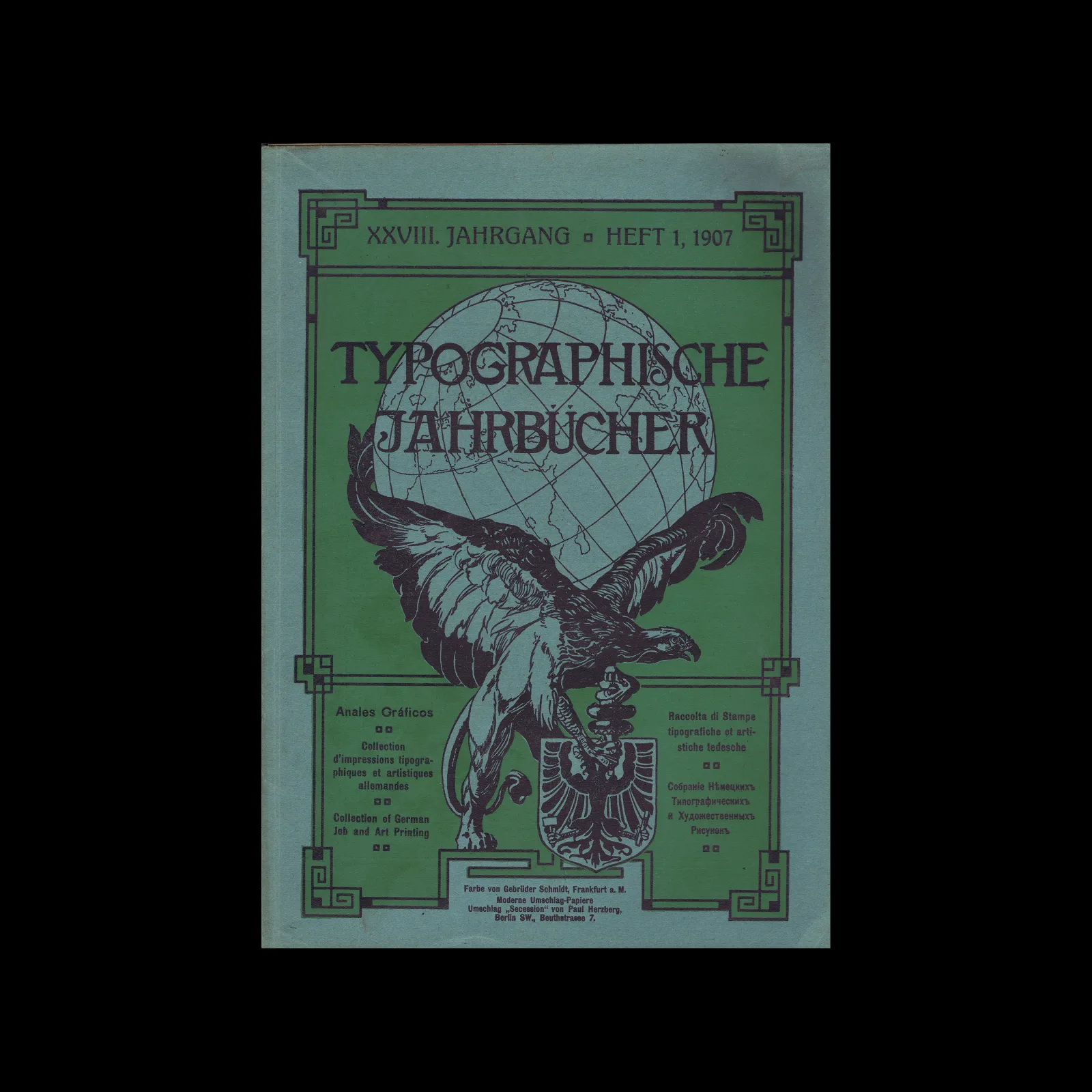 Typographische Jahrbücher, 28 Jahrg., Heft 01, 1907