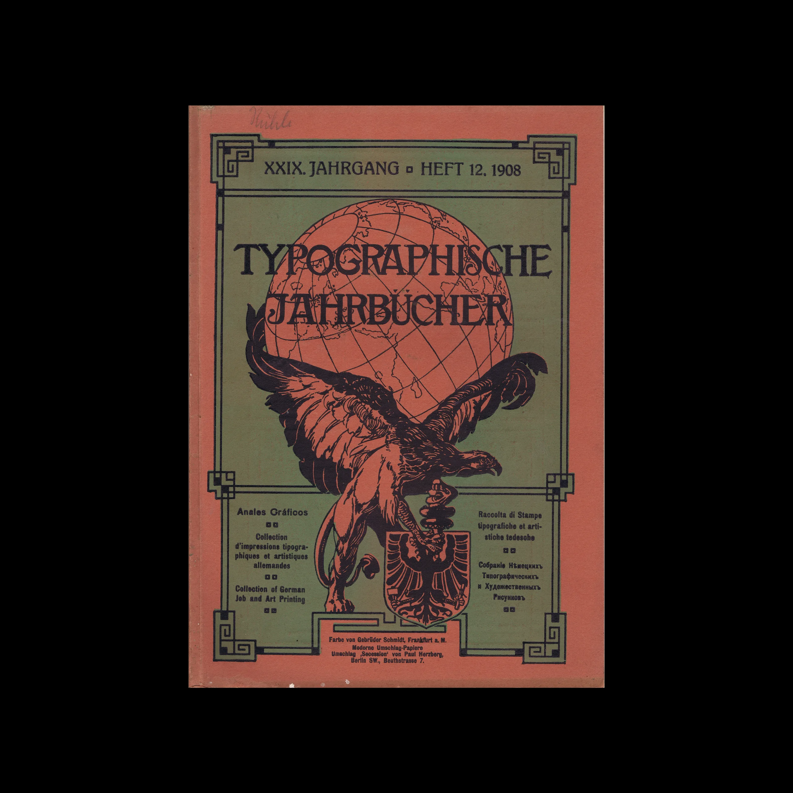 Typographische Jahrbücher, 29 Jahrg., Heft 12, 1908 1 Typographische Jahrbücher, 29 Jahrg., Heft 12, 1908