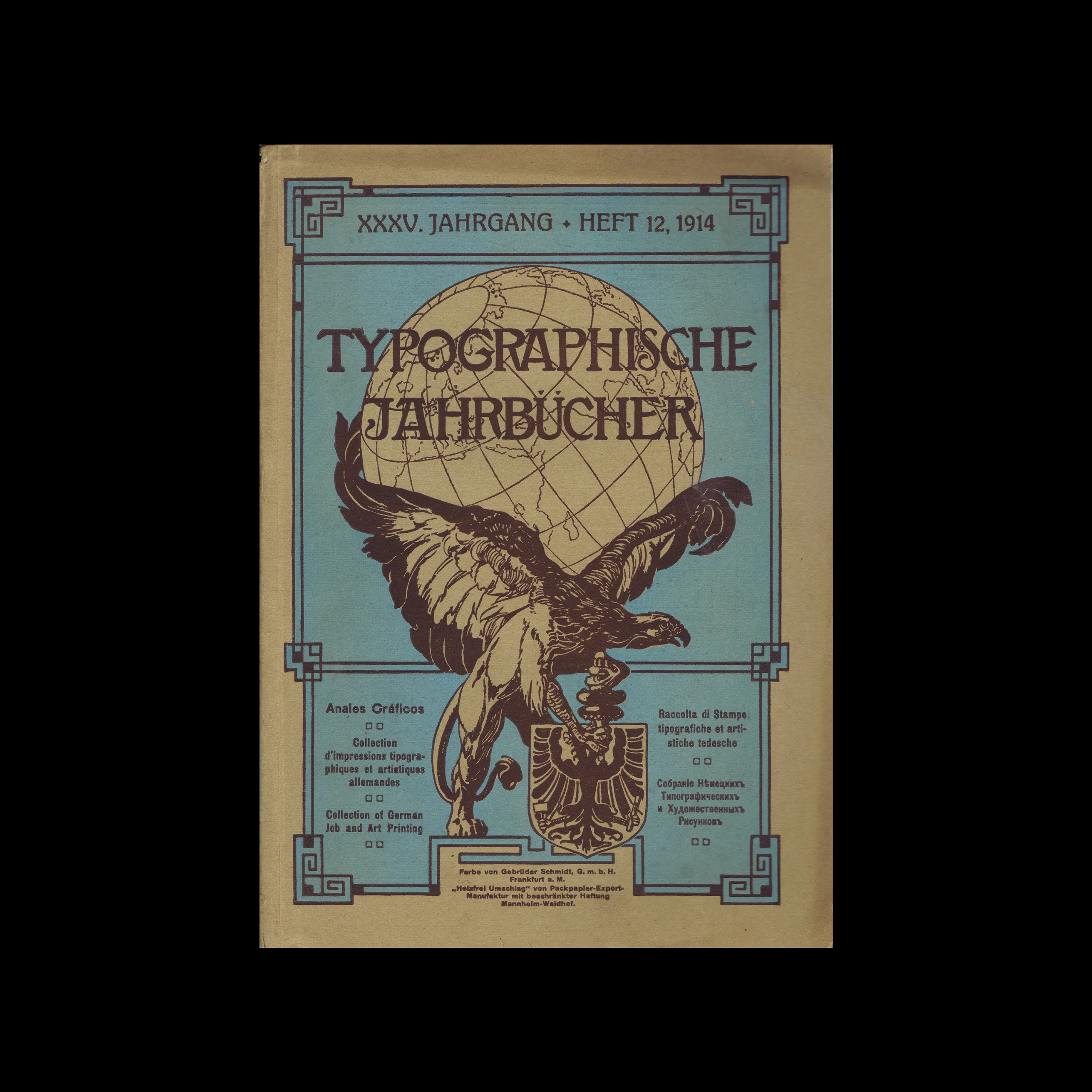 Typographische Jahrbücher, 35 Jahrg., Heft 12, 1914 1 Typographische Jahrbücher, 35 Jahrg., Heft 12, 1914