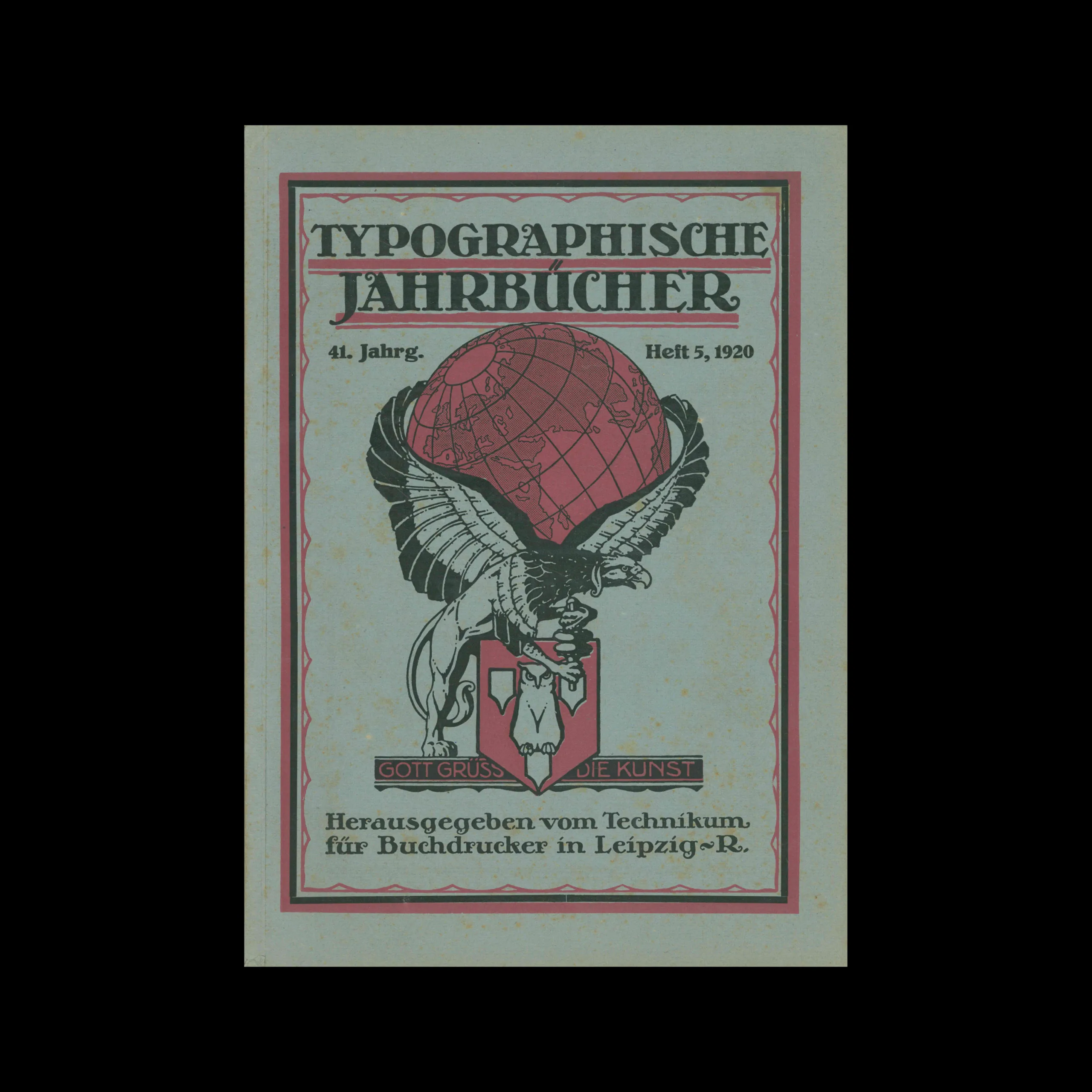 Typographische Jahrbücher, 41 Jahrg., Heft 05, 1920 1 Typographische Jahrbücher, 41 Jahrg., Heft 05, 1920
