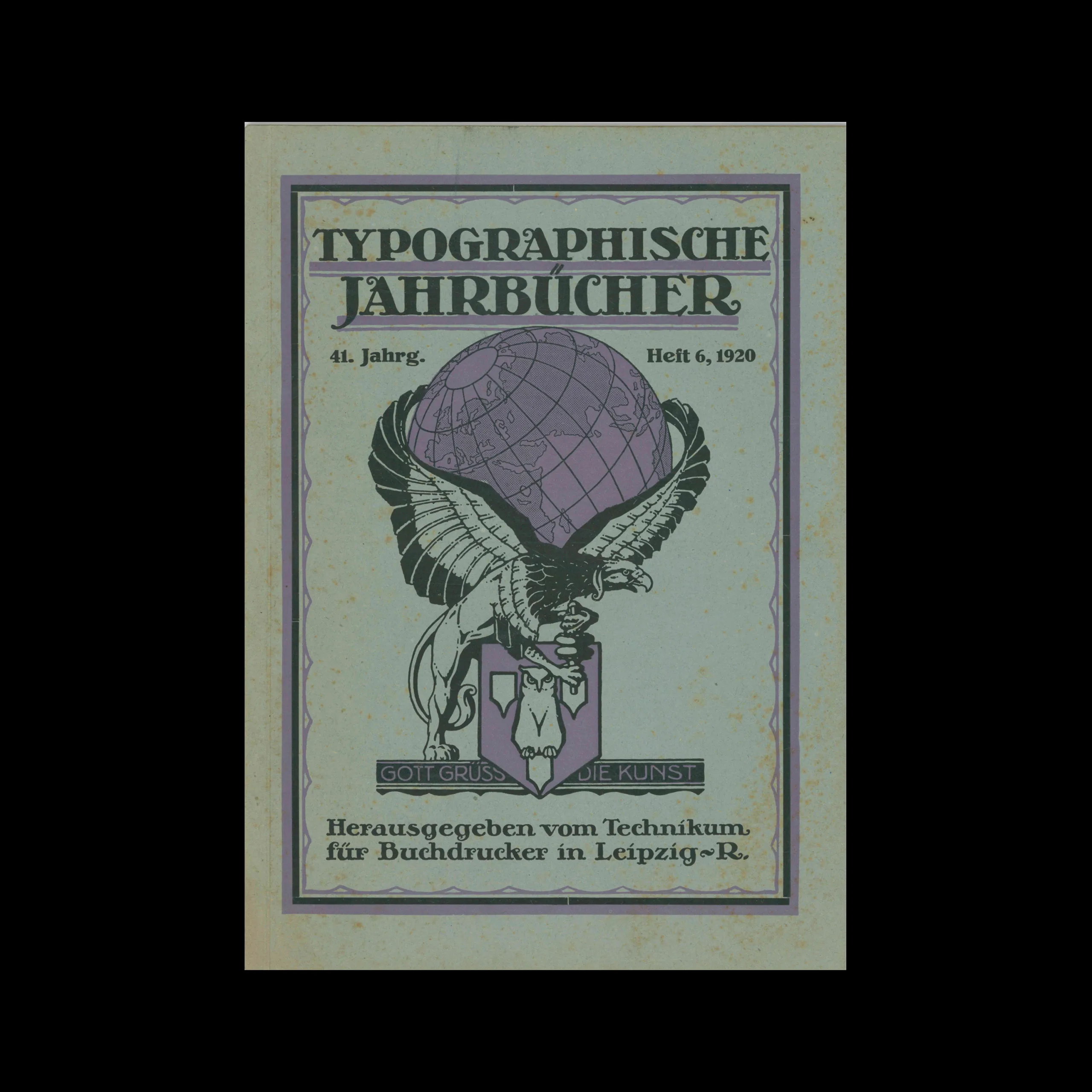 Typographische Jahrbücher, 41 Jahrg., Heft 06, 1920