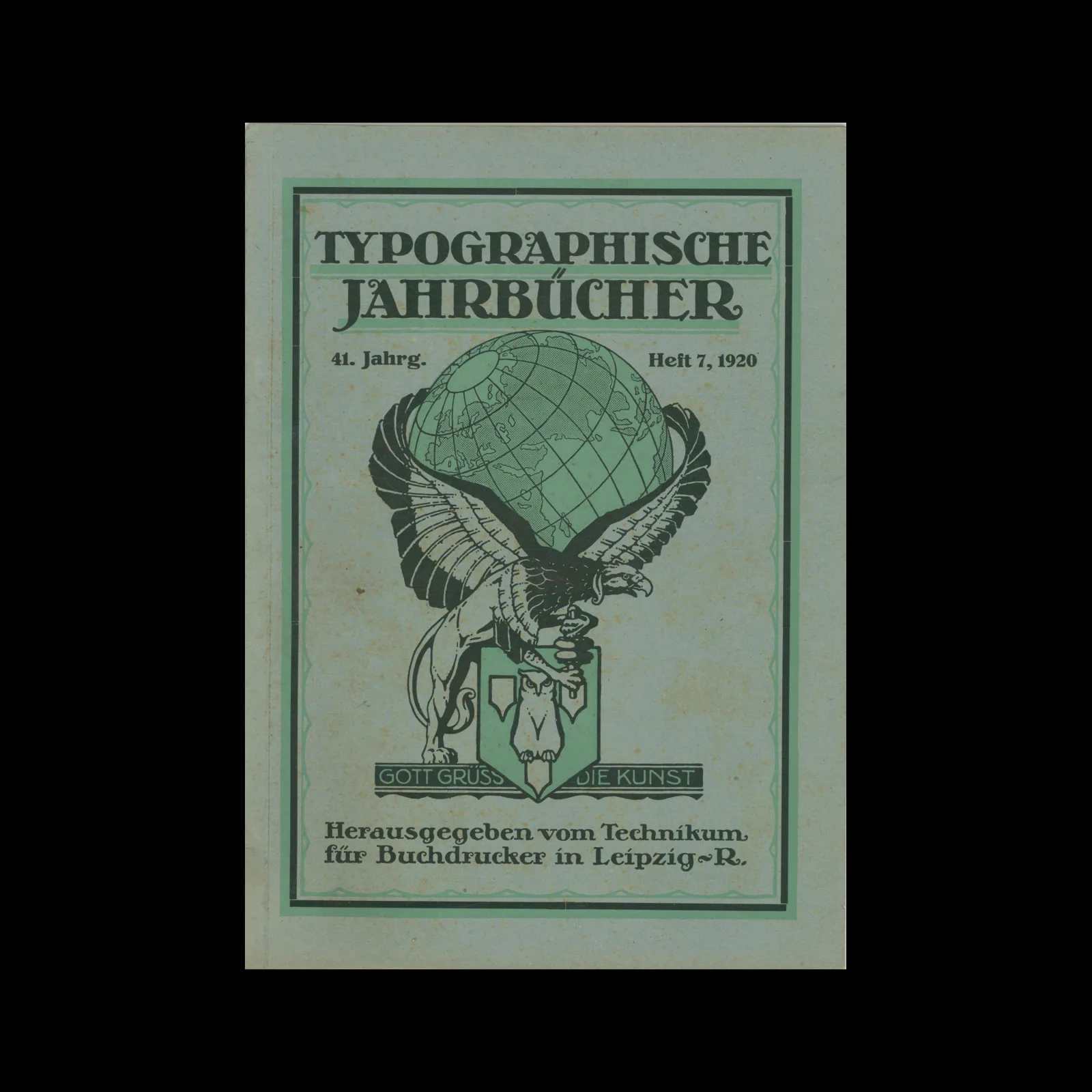 Typographische Jahrbücher, 41 Jahrg., Heft 07, 1920