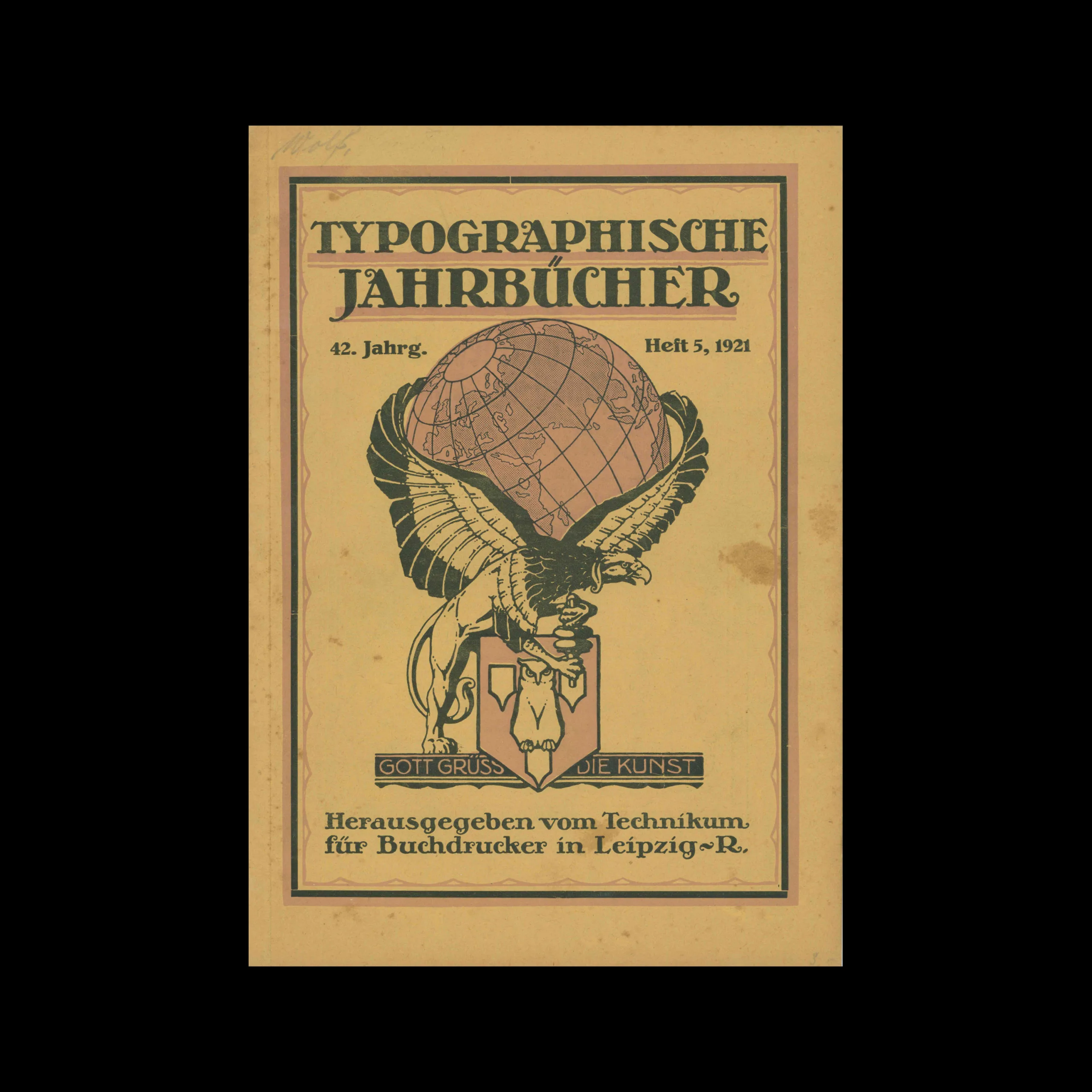 Typographische Jahrbücher, 42 Jahrg., Heft 05, 1921