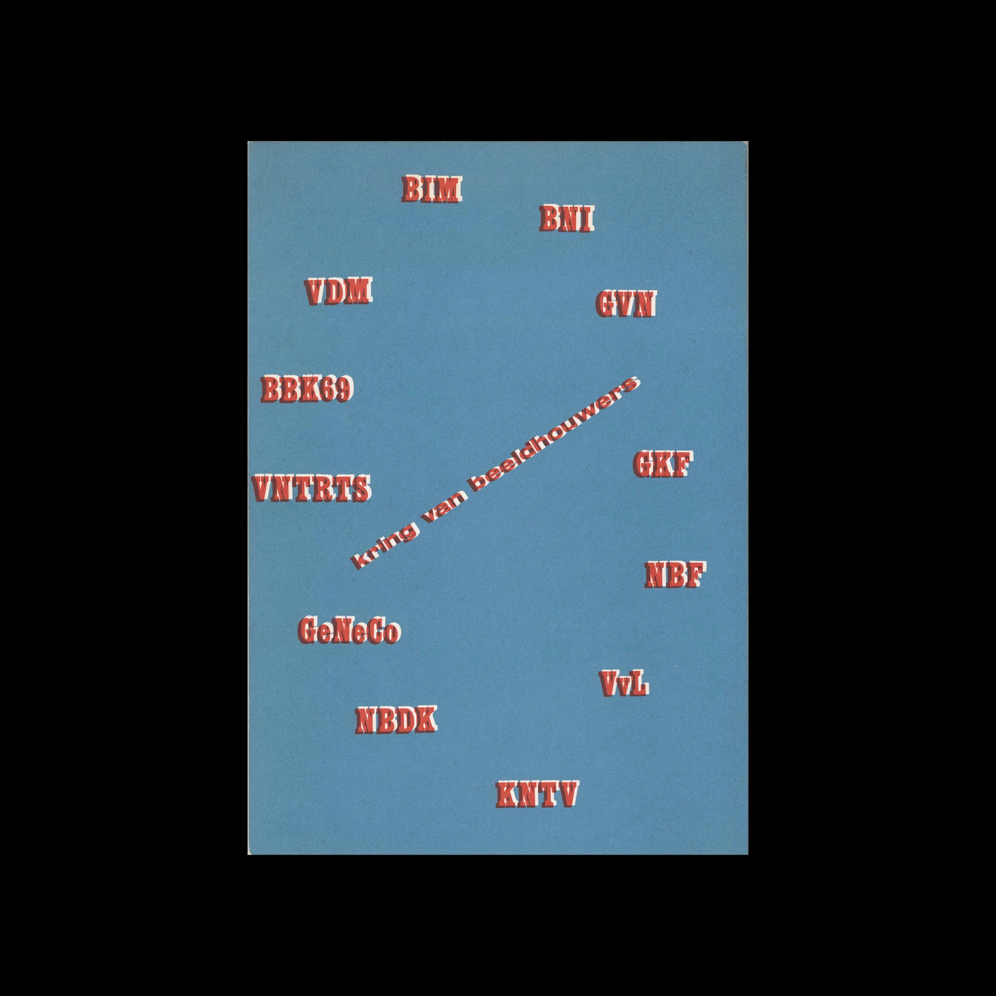 Federatie van kunstenaarsverenigingen – verslag 77 plannen 78, 1978. designer by Willem Sandberg