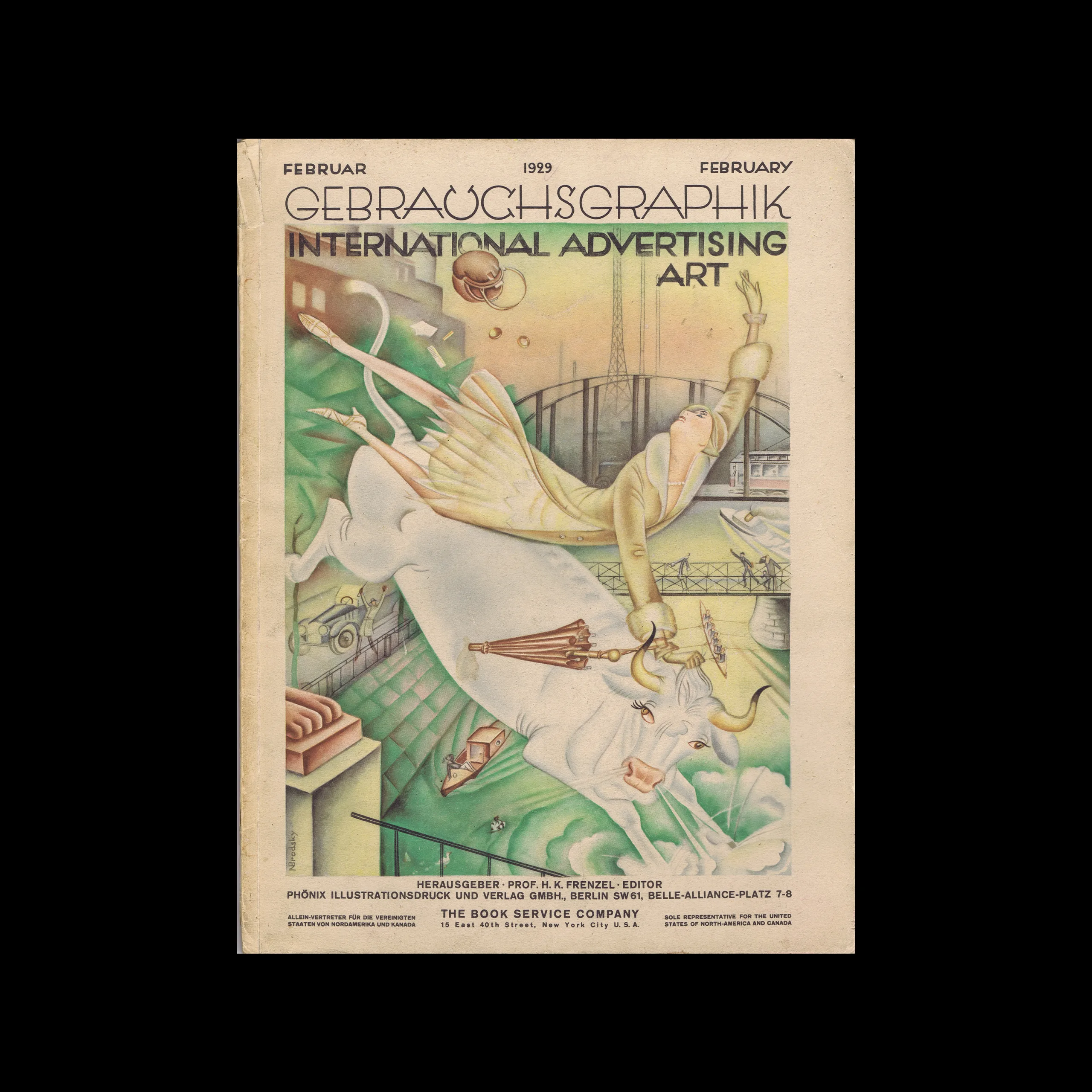 Gebrauchsgraphik, 02, 1929 1 Gebrauchsgraphik, 02, 1929. Cover design by Nina A. Brodsky