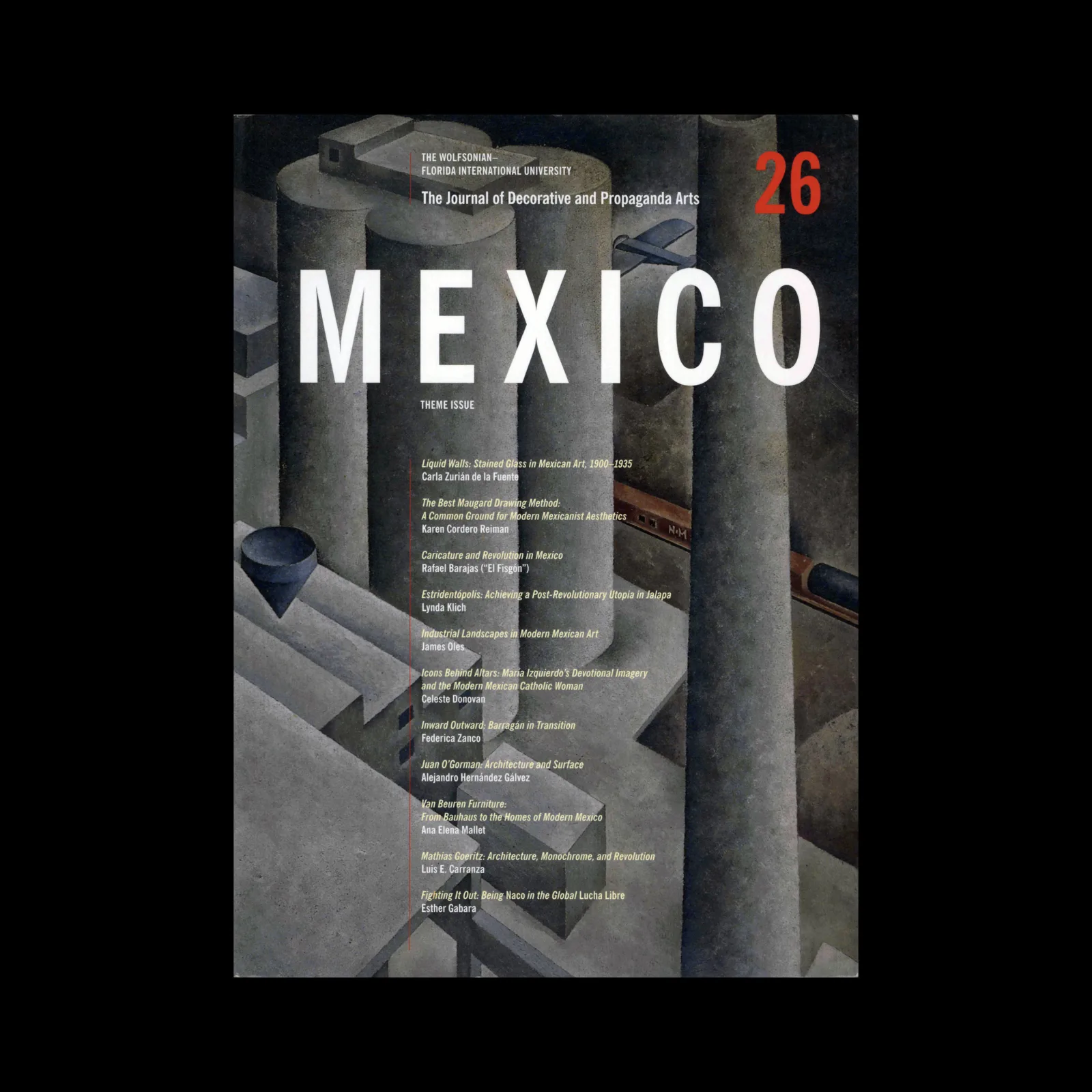 The Journal of Decorative and Propaganda Arts 26, Mexico, 2010