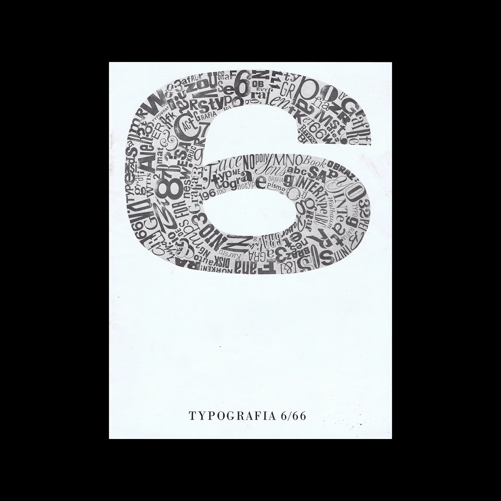 Typografia, ročník 69, 06, 1966 1 Typografia, ročník 69, 06, 1966. Magazine designed by Antonín Ernest