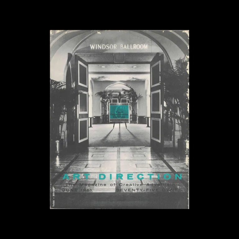 Art Direction, Magazine of Visual Communication, Vol XIII, No 03, June 1961. Cover design by Taibbi