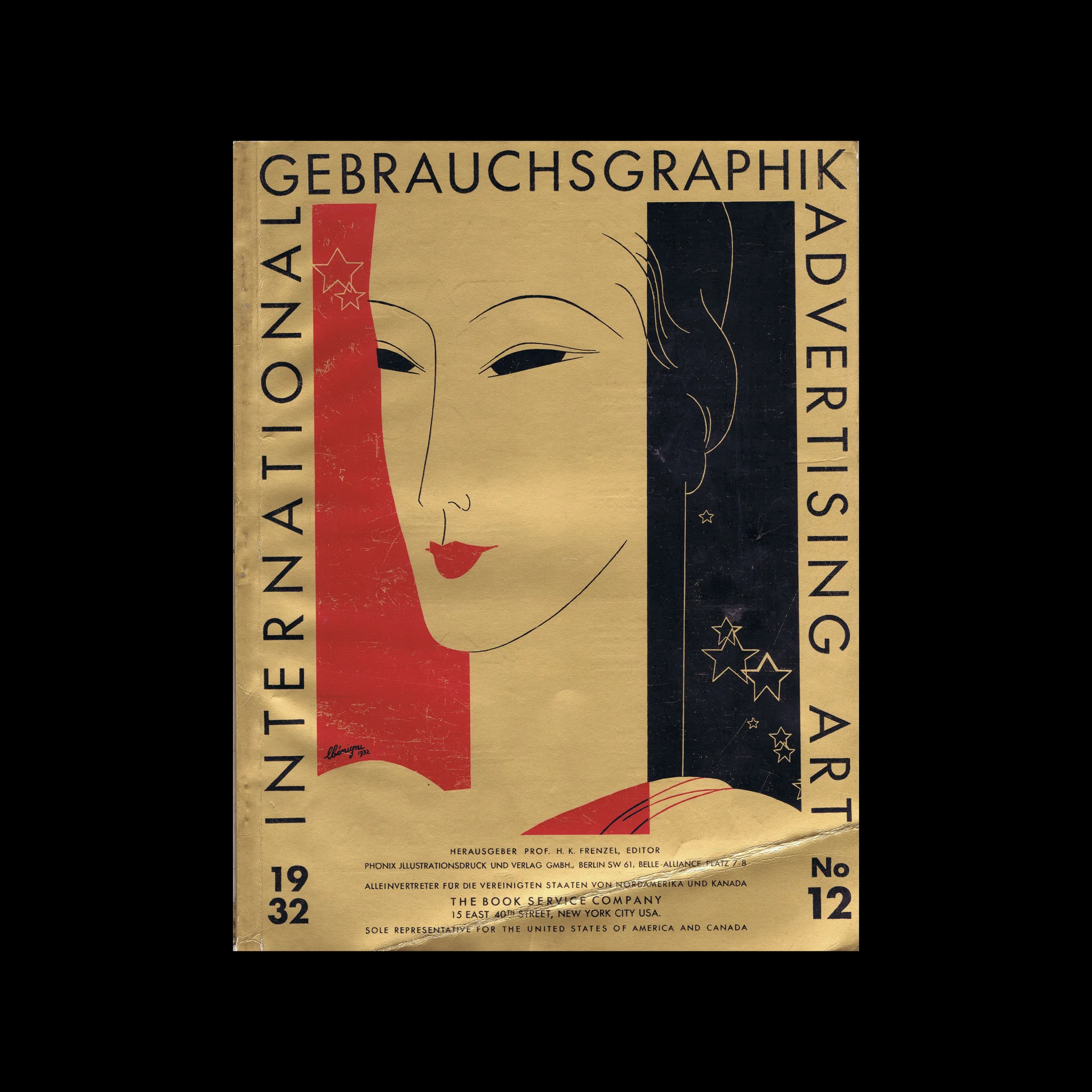 Gebrauchsgraphik, 12, 1932 1 Gebrauchsgraphik, 12, 1932. Cover design by Léon Bénigni