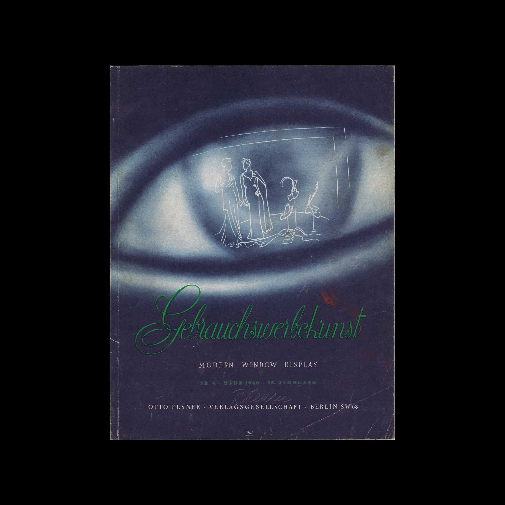 Gebrauchswerbekunst, Modern Window Display, 16 Jahrgang, No. 03, March 1940