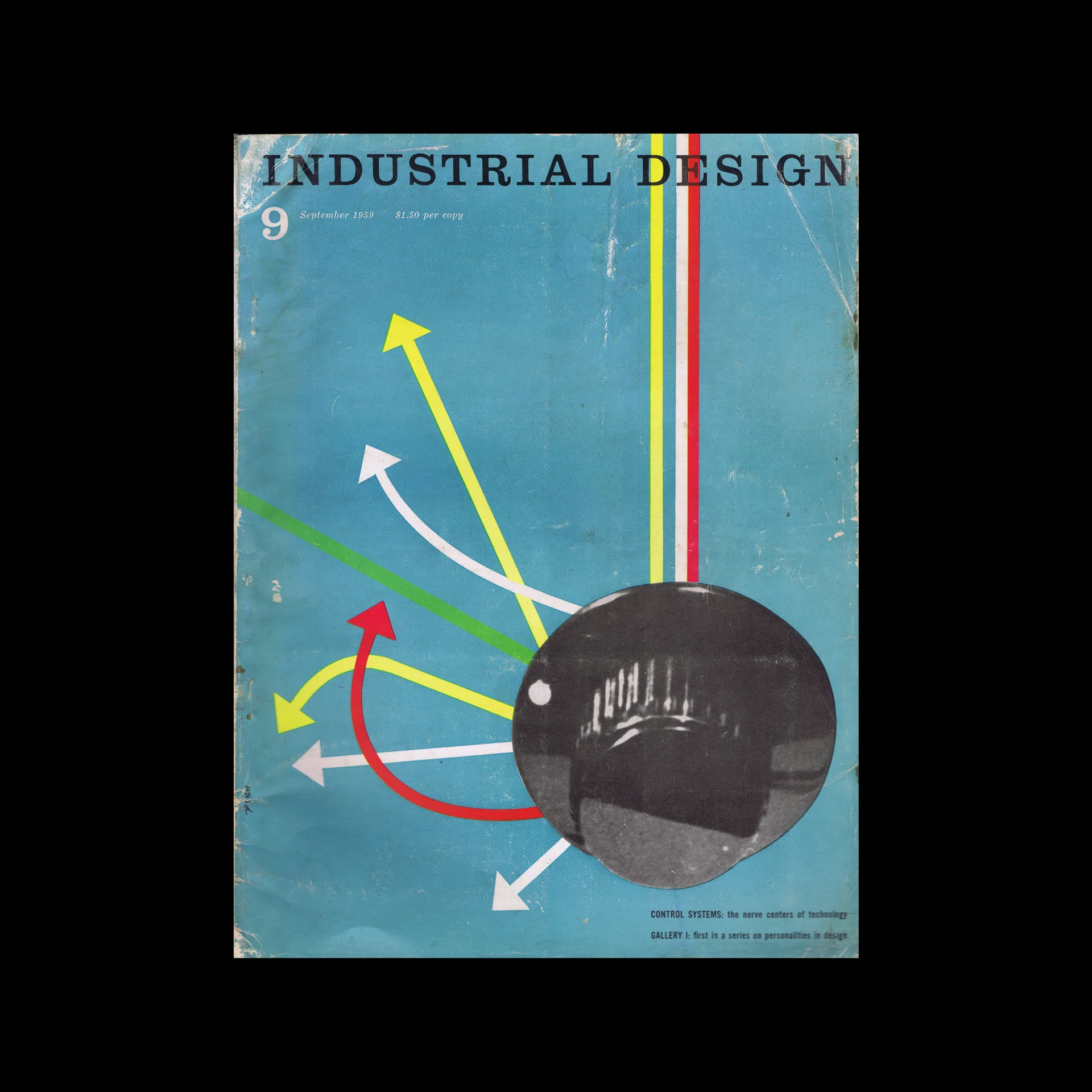Industrial Design, September, 1959 1 Industrial Design, September, 1959. Cover design by James S Ward