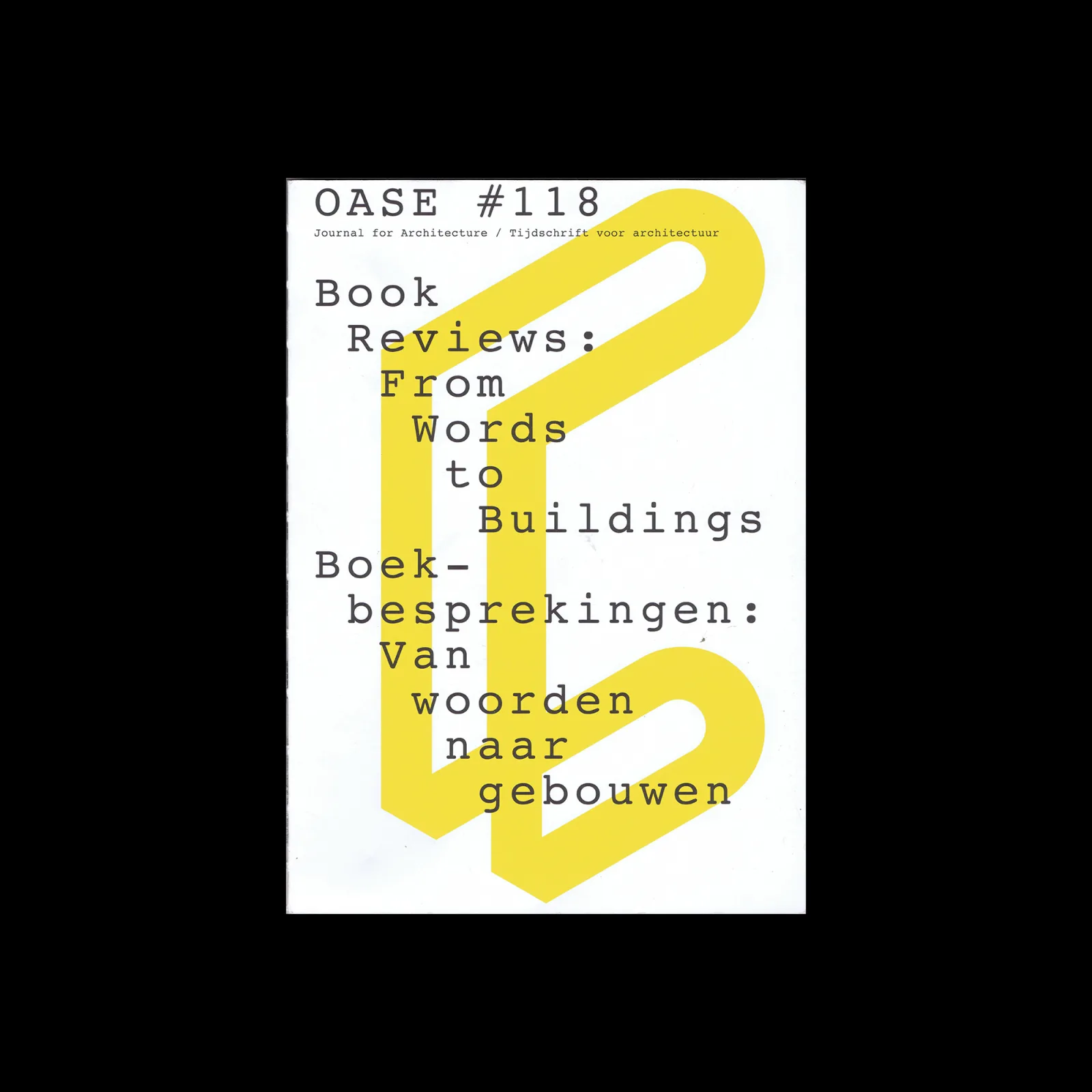 Oase 118, 2024, Book Reviews: From Words to Buildings