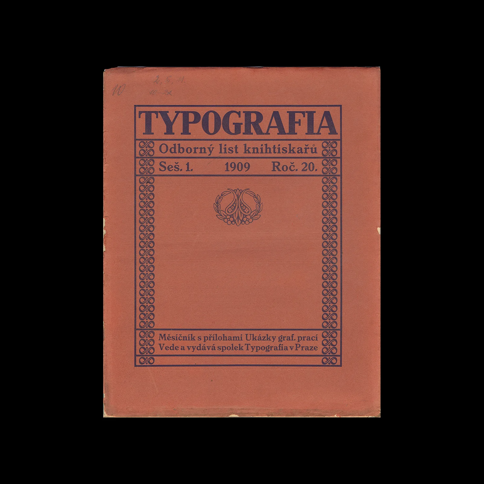 Typografia, ročník 20, 01, 1909