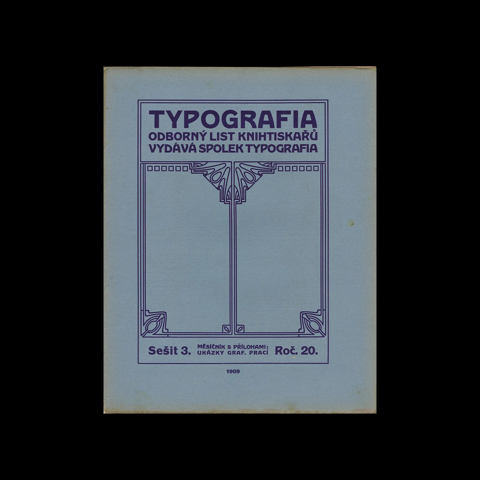 Typografia, ročník 20, 03, 1909 1 Typografia, ročník 20, 03, 1909