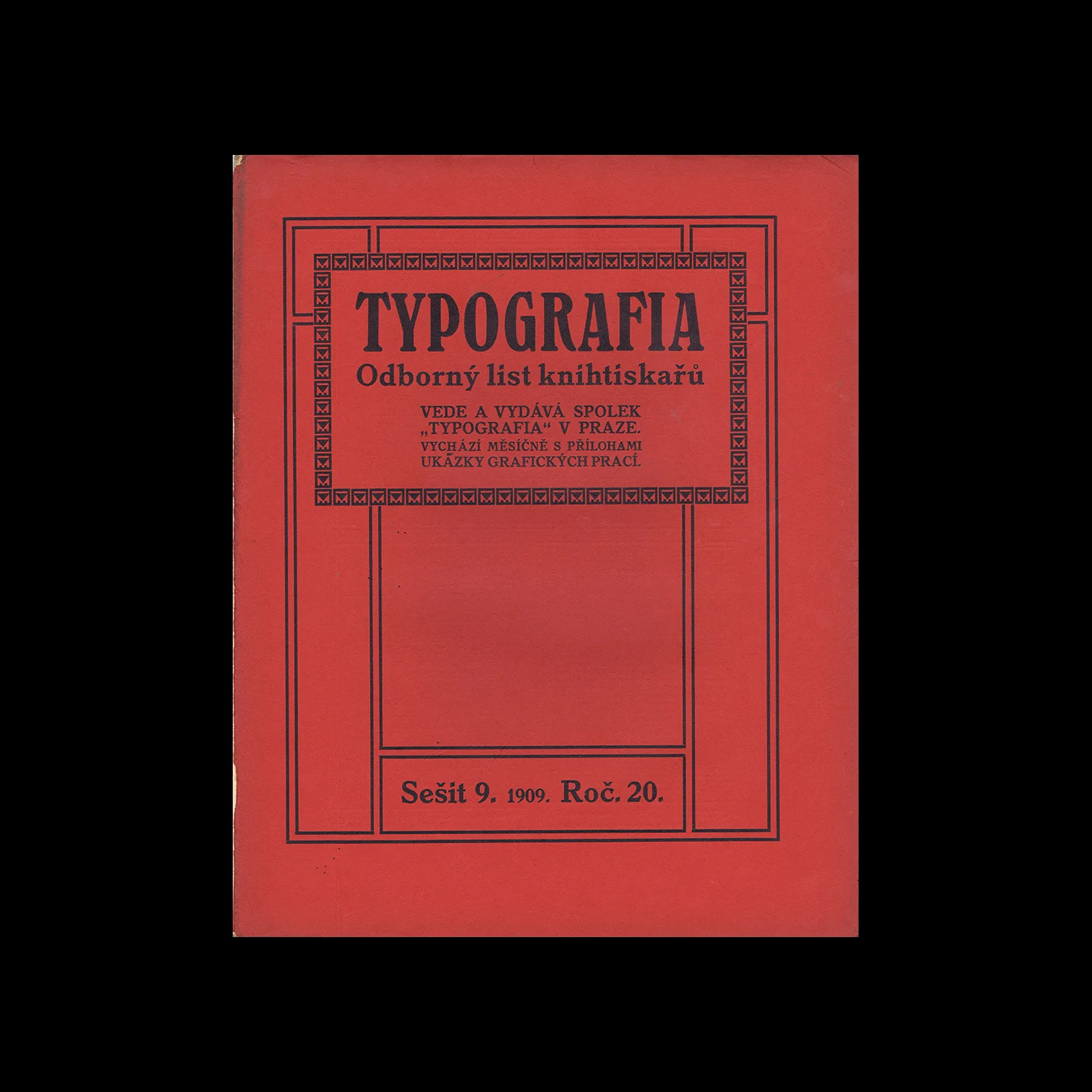 Typografia, ročník 20, 09, 1909