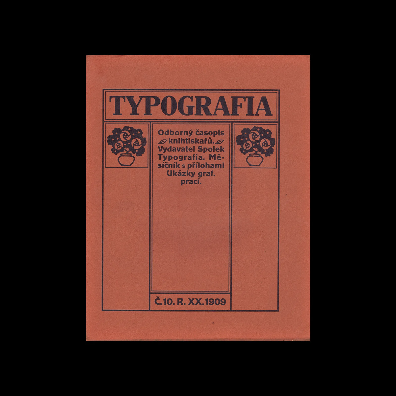Typografia, ročník 20, 10, 1909