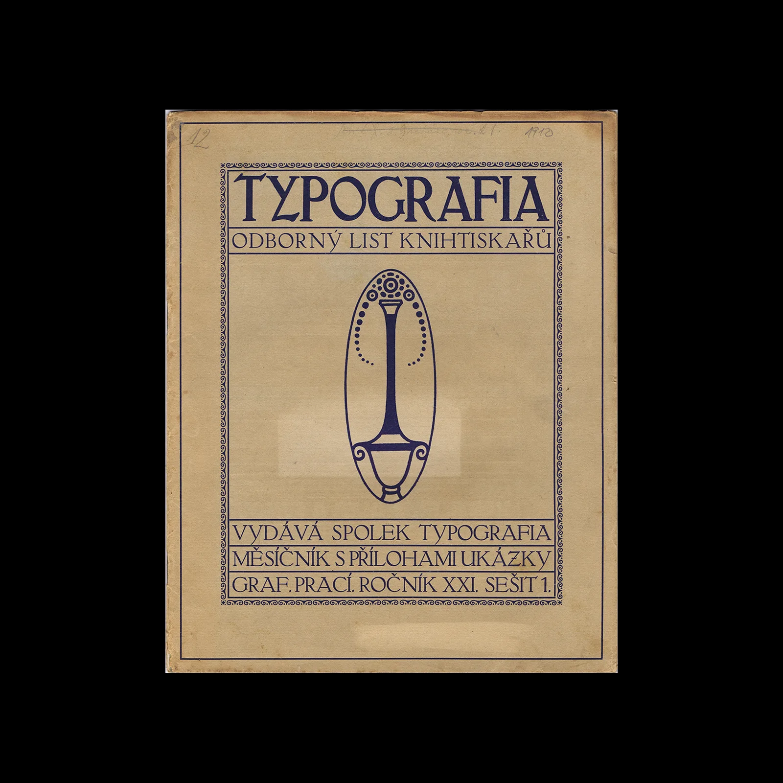 Typografia, ročník 21, 01, 1910