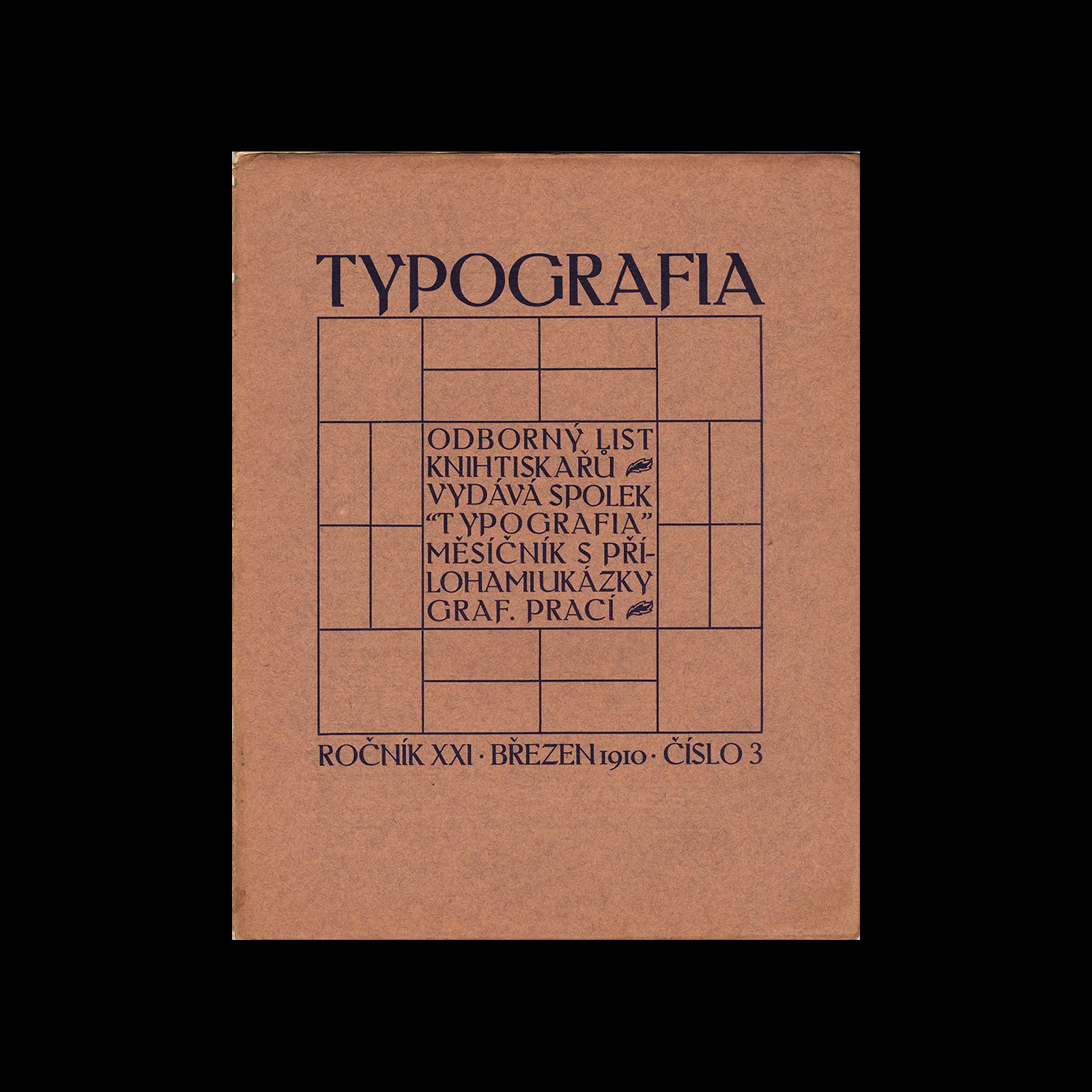 Typografia, ročník 21, 03, 1910