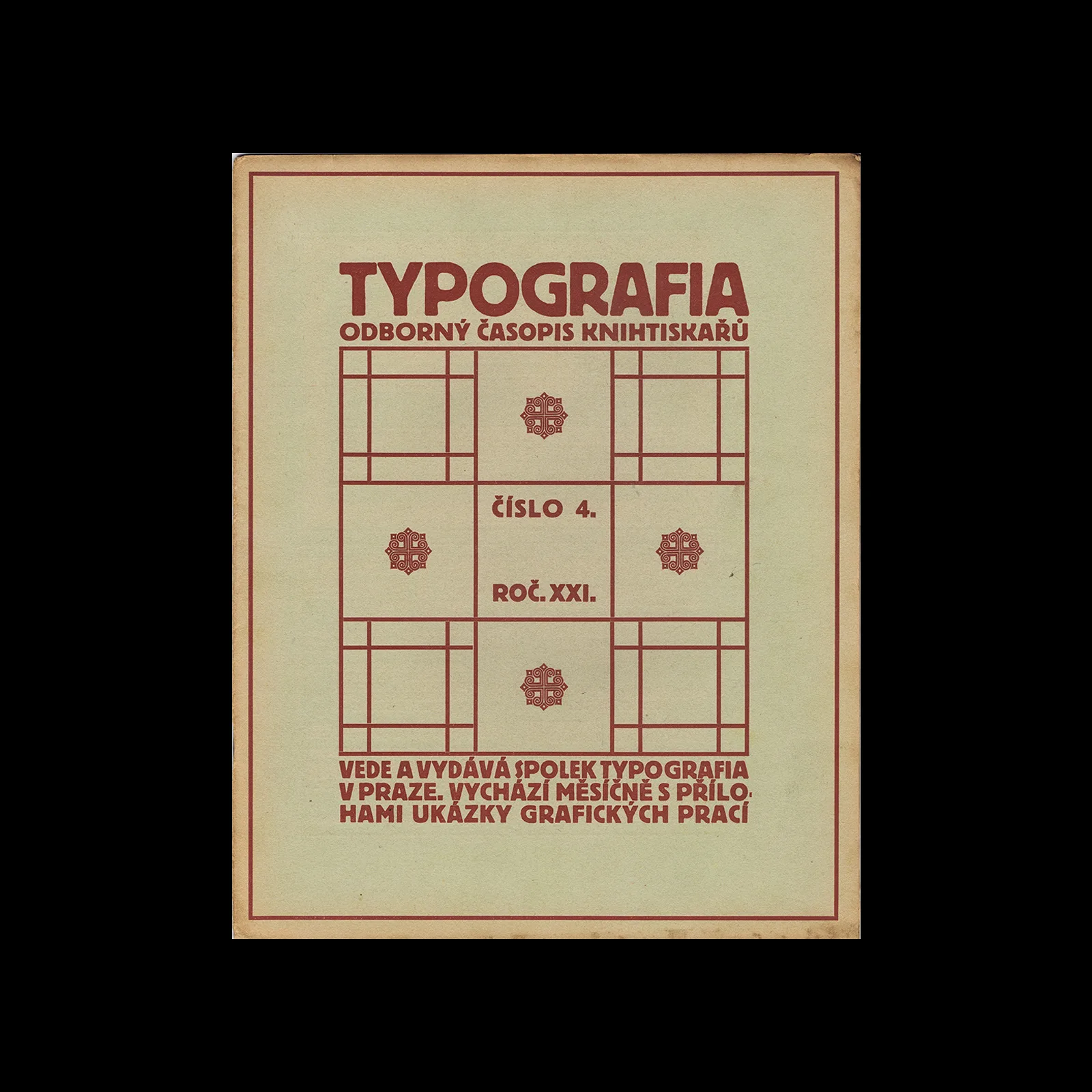 Typografia, ročník 21, 04, 1910