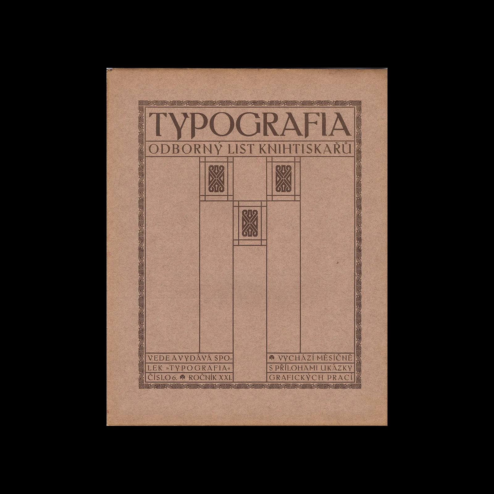 Typografia, ročník 21, 06, 1910