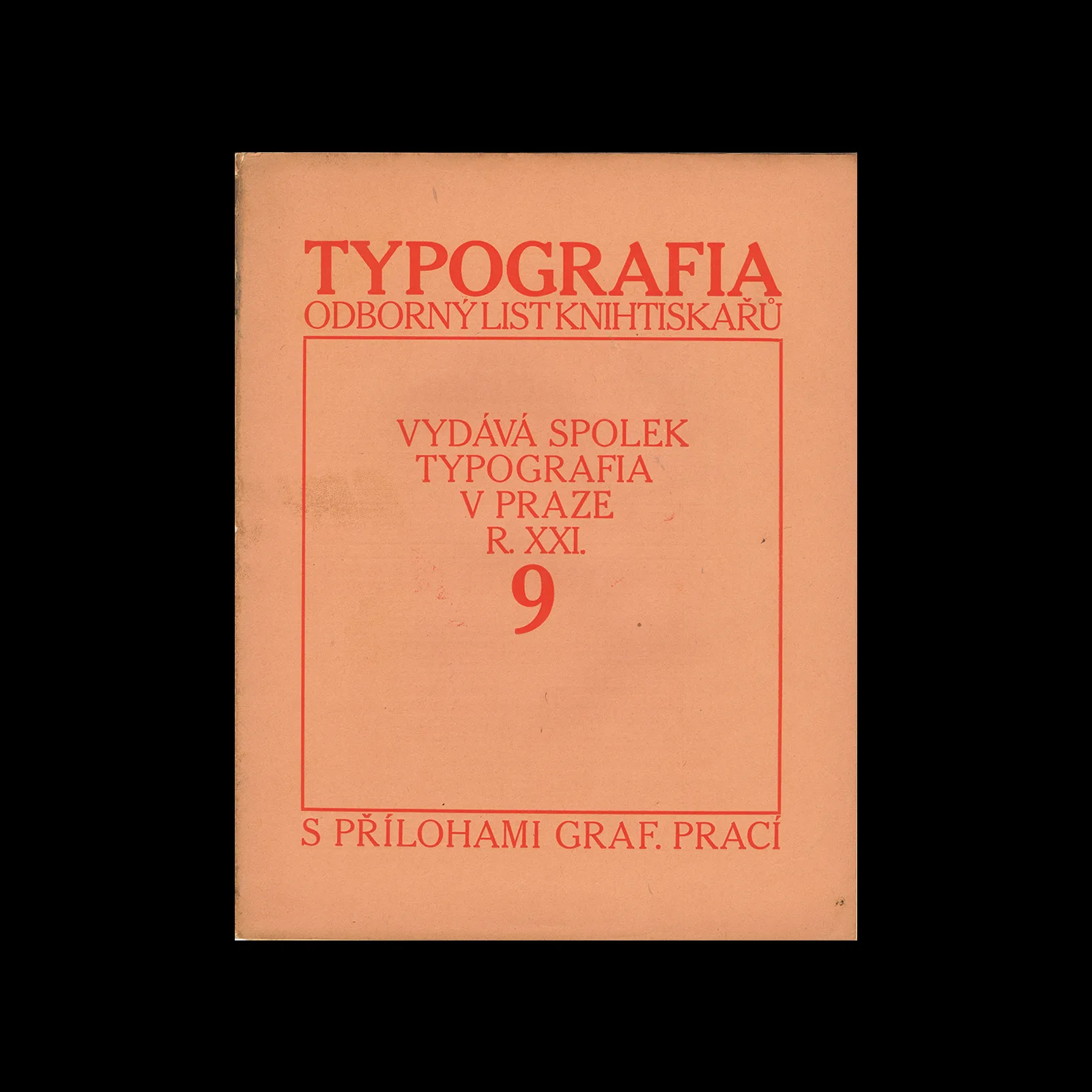 Typografia, ročník 21, 09, 1910