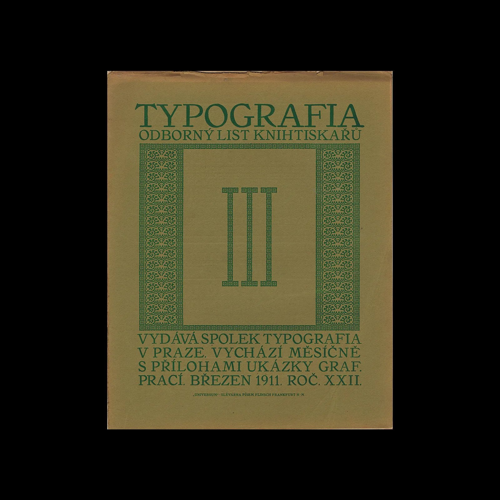 Typografia, ročník 22, 03, 1911