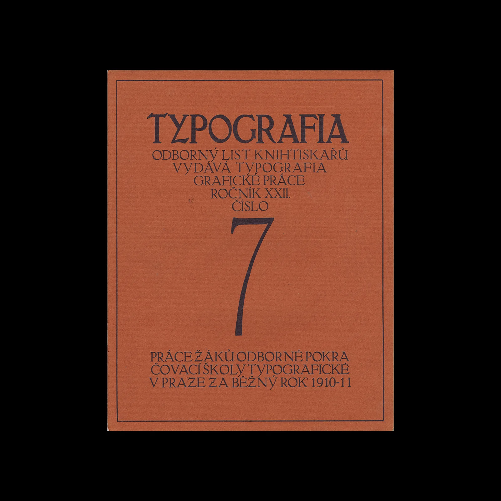 Typografia, ročník 22, 07, 1911
