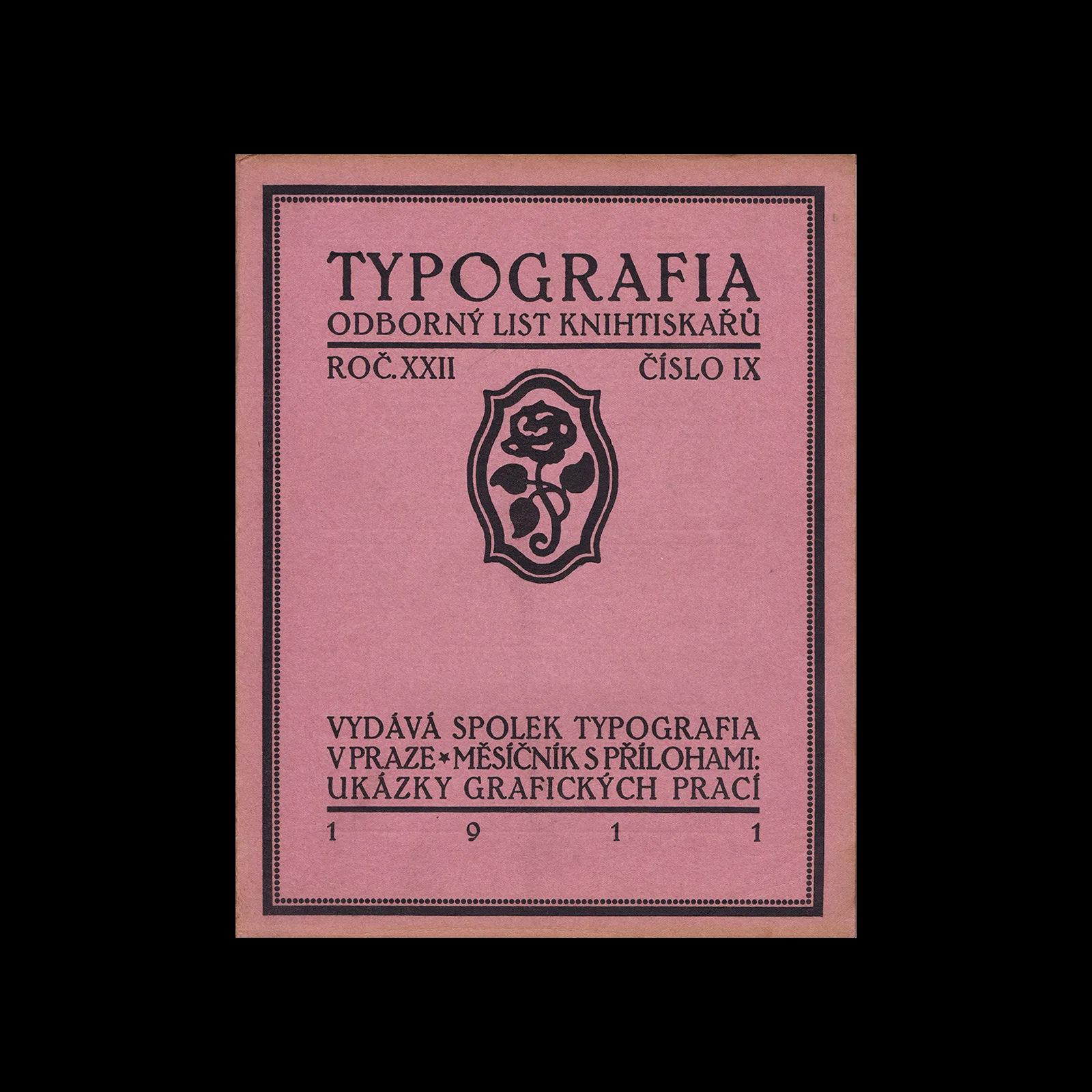 Typografia, ročník 22, 09, 1911