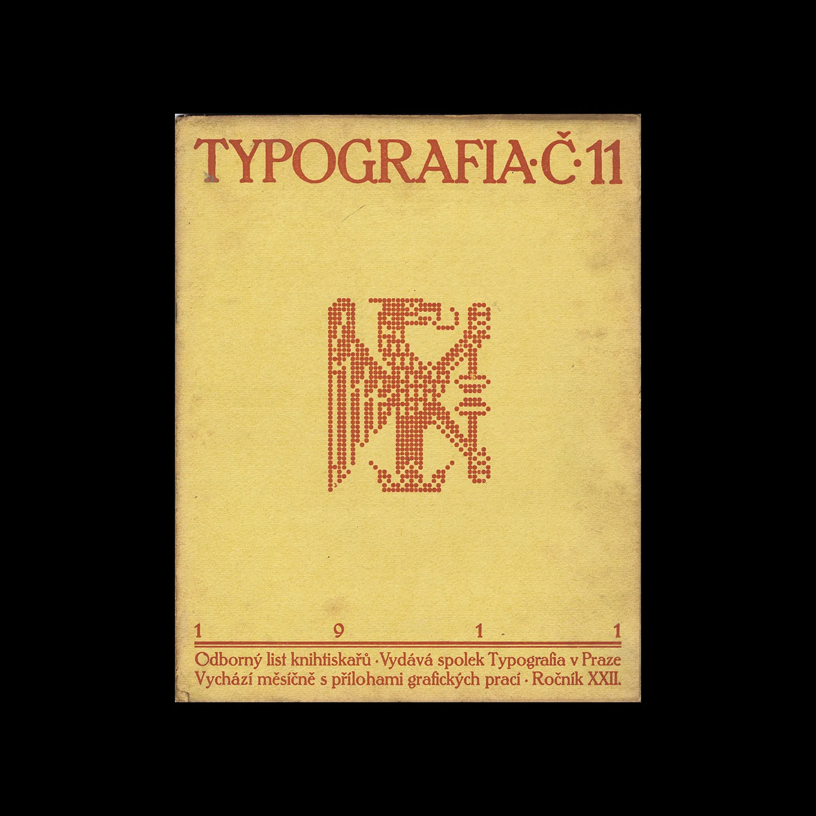 Typografia, ročník 22, 11, 1911