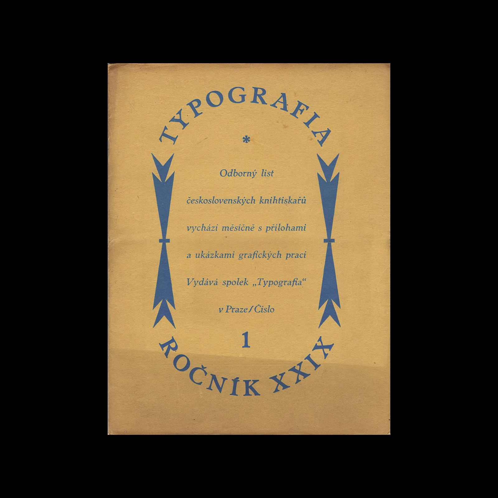 Typografia, ročník 29, 01, 1922
