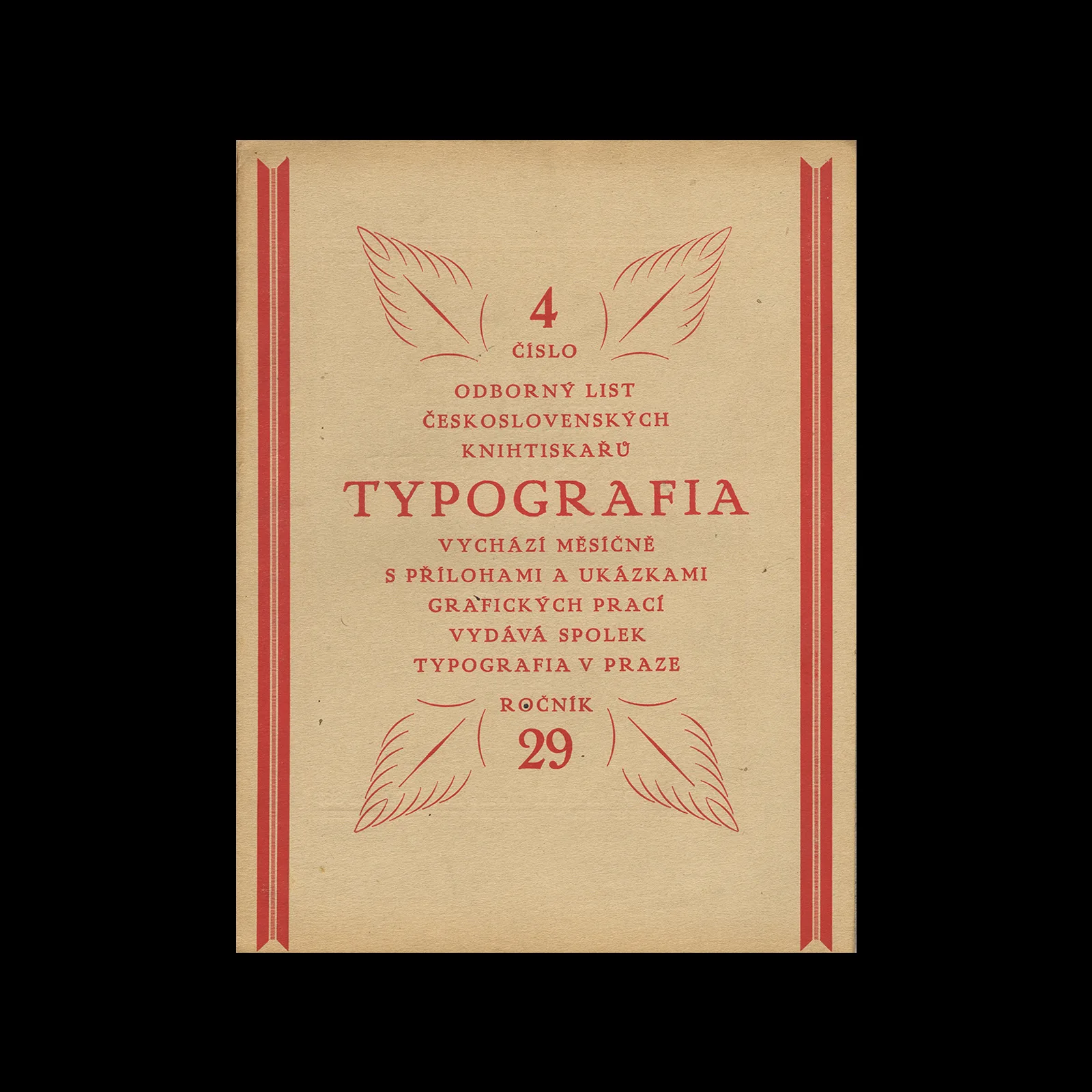 Typografia, ročník 29, 04, 1922