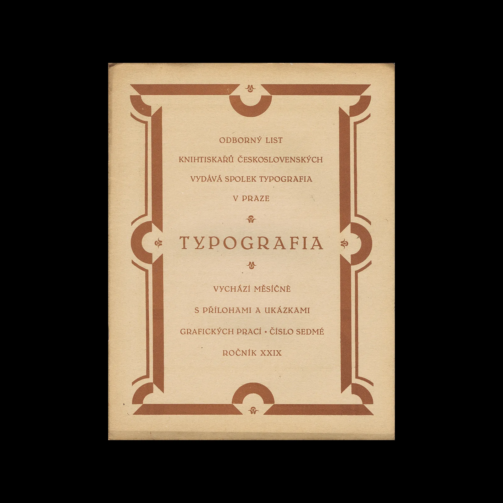 Typografia, ročník 29, 07, 1922