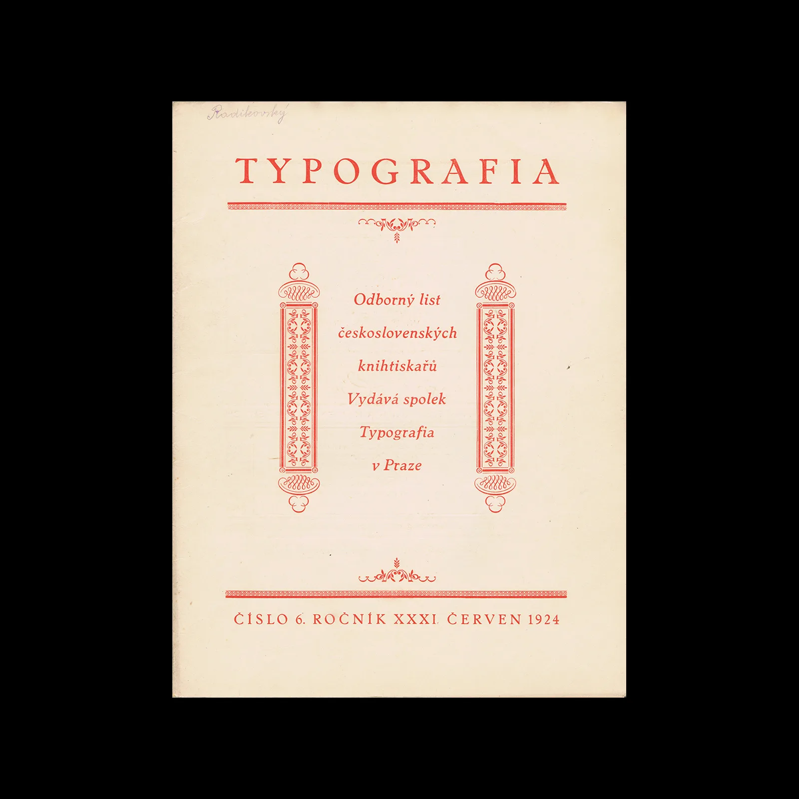 Typografia, ročník 31, 06, 1924