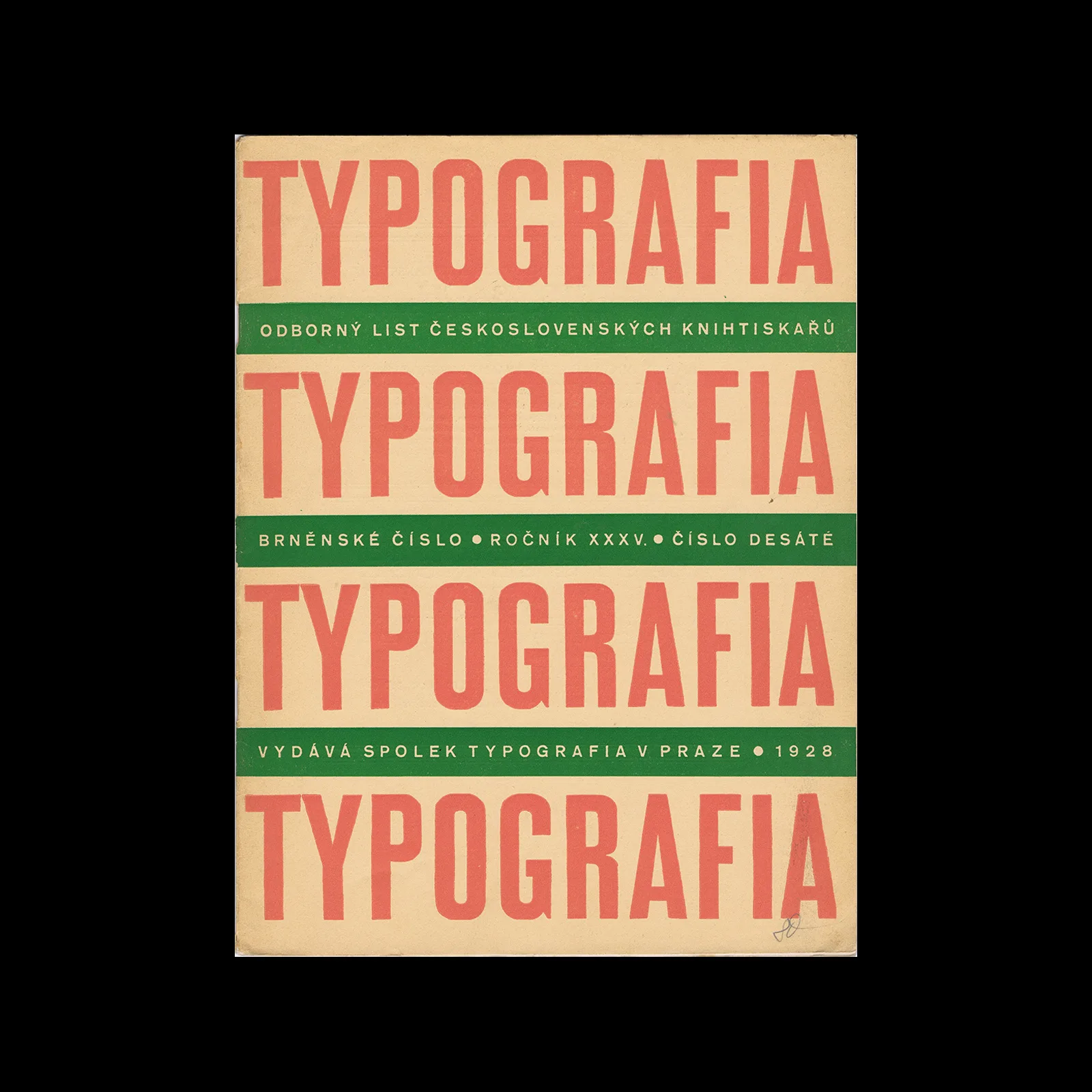 Typografia, ročník 35, 10, 1928