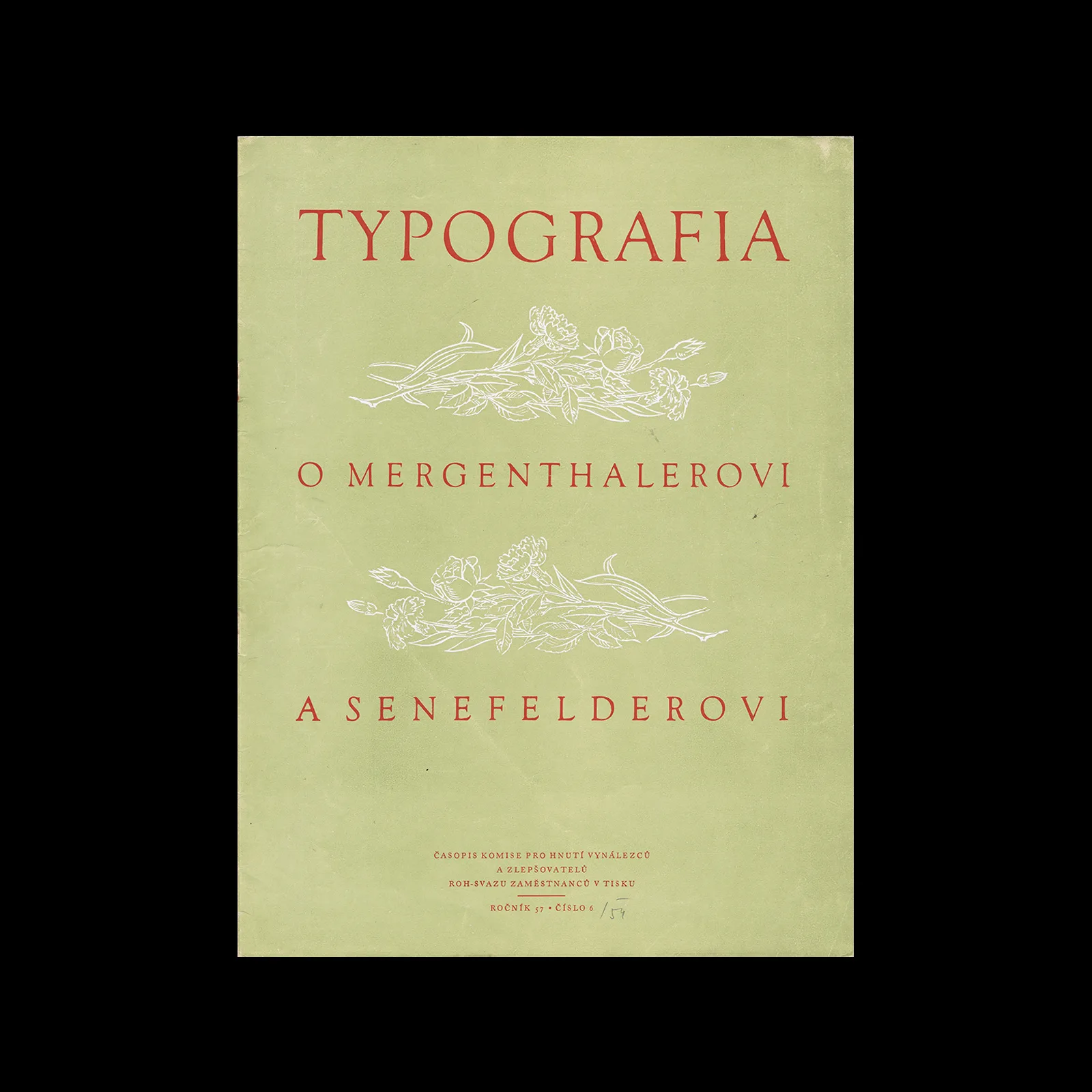 Typografia, ročník 57, 06, 1954
