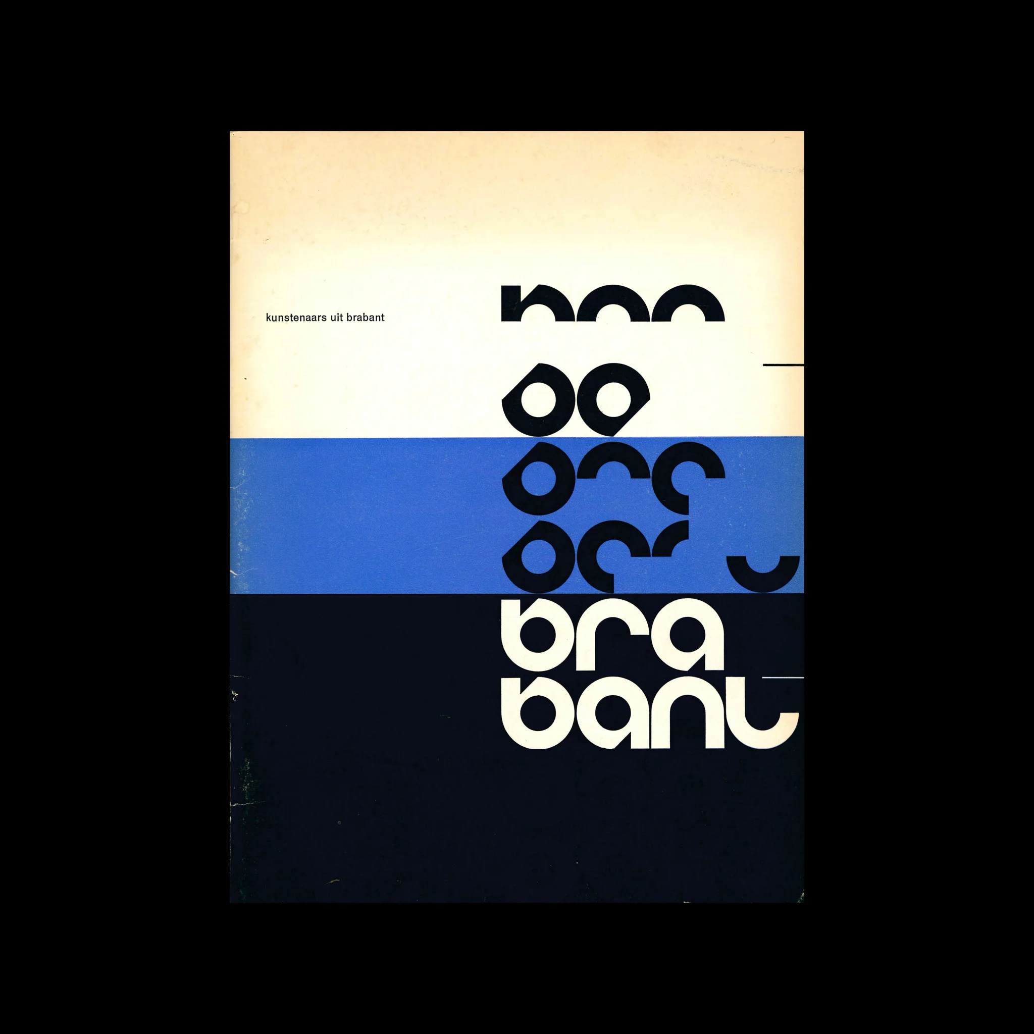 kunstenaars uit brabant, Stedelijk Van Abbemuseum, Eindhoven, 1963. Designed by Will van Sambeek