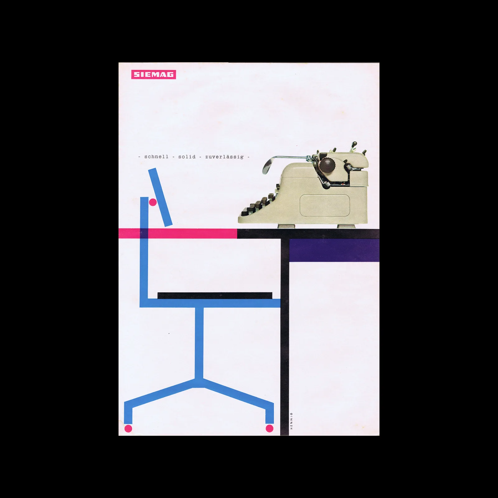 Siemag – schnell · solid · zuverlässig, Brochure, c. early 1960s