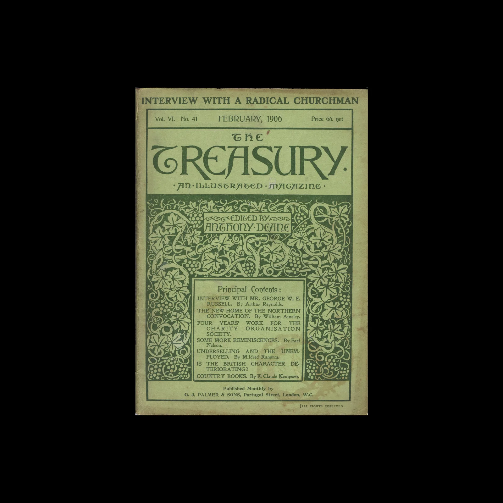 The Treasury, Vol VI, No. 41, February 1906