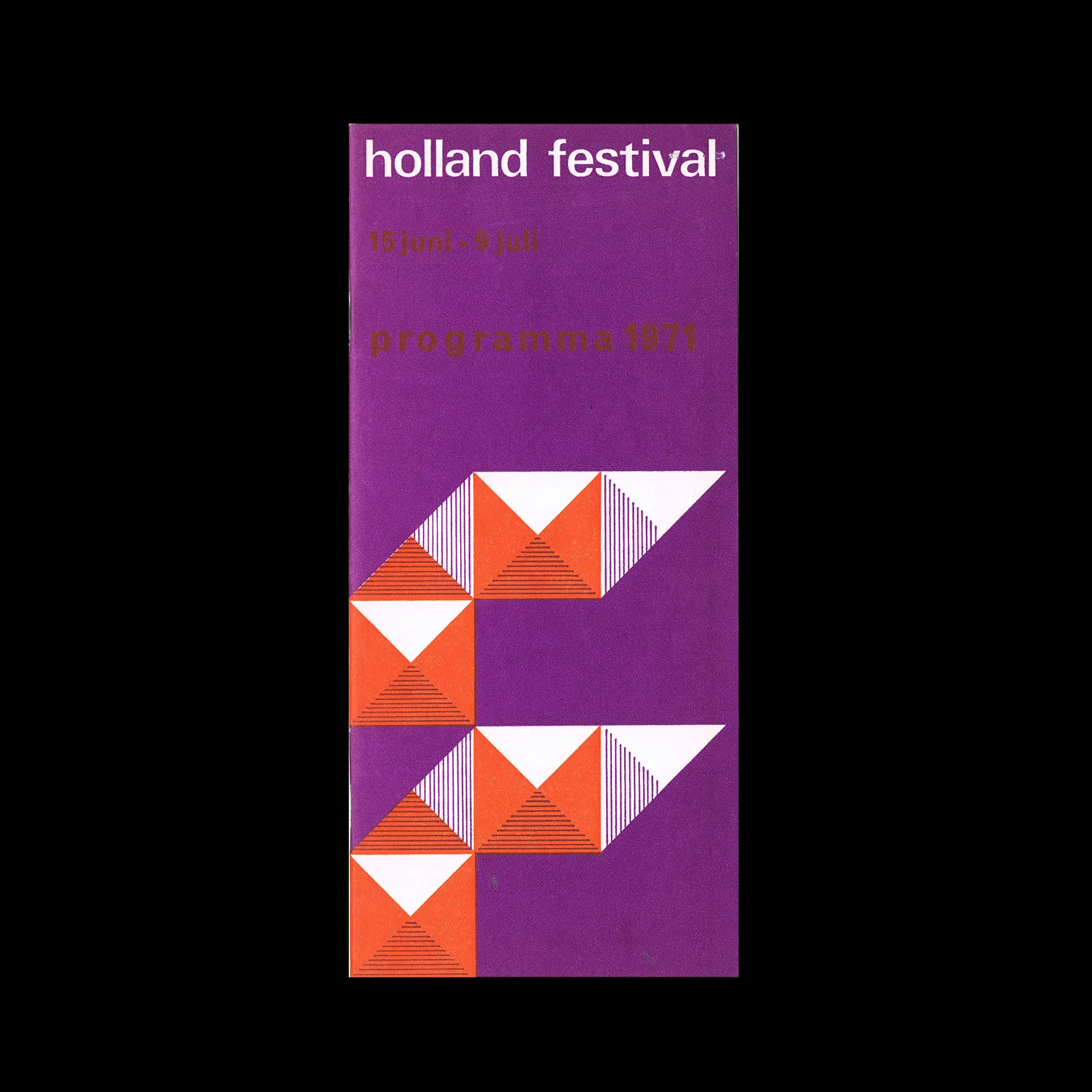 Holland Festival, Programme, 1971