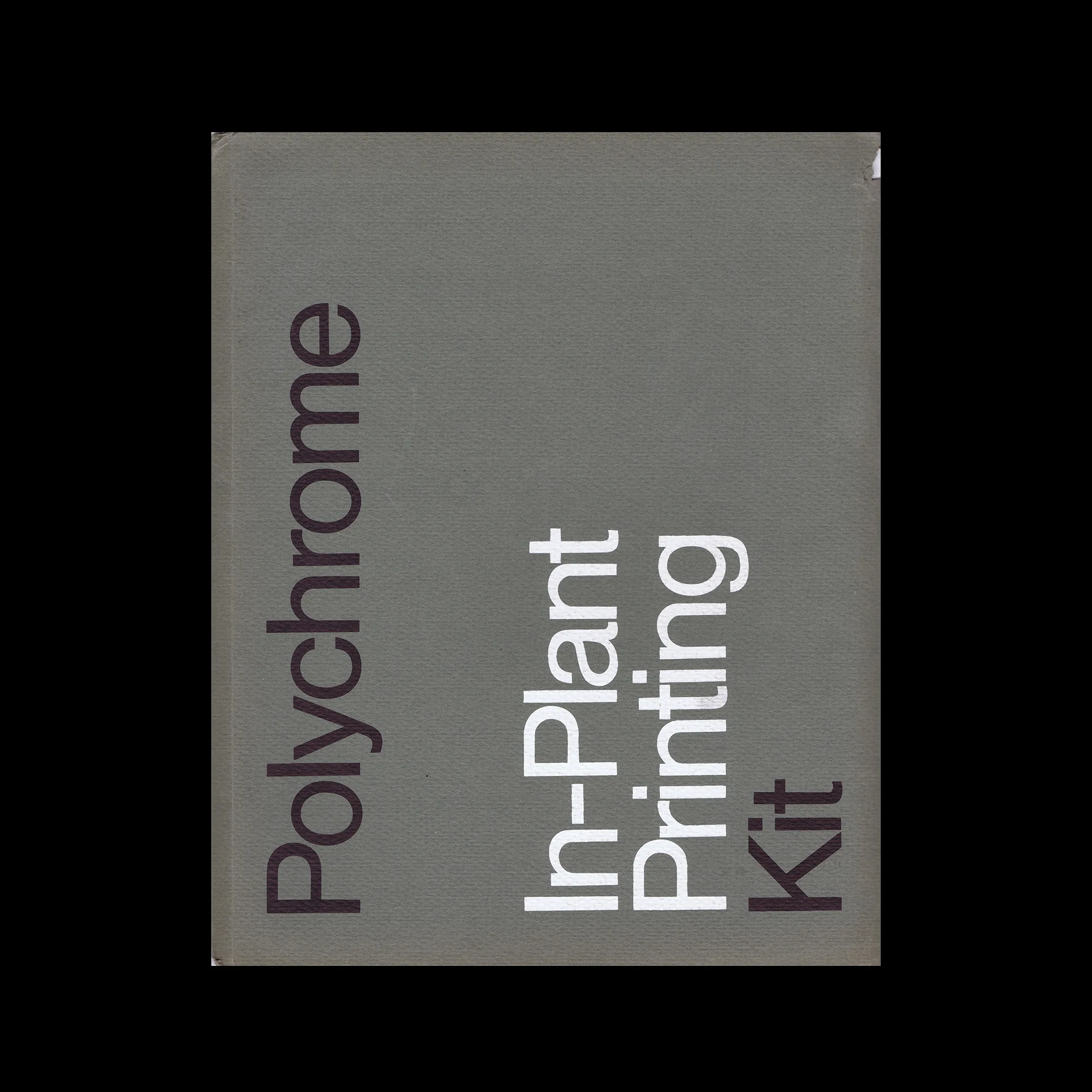 IBM PolyChrome In-Plant Printing Kit, Advertising Brochure/Folder, c.1960s. Designed by Robert (Bob) Salpeter