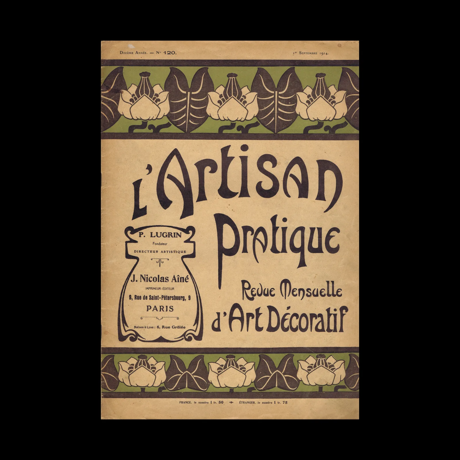 L’artisan Pratique, Dixième Année – No. 120, Septembre 1914.