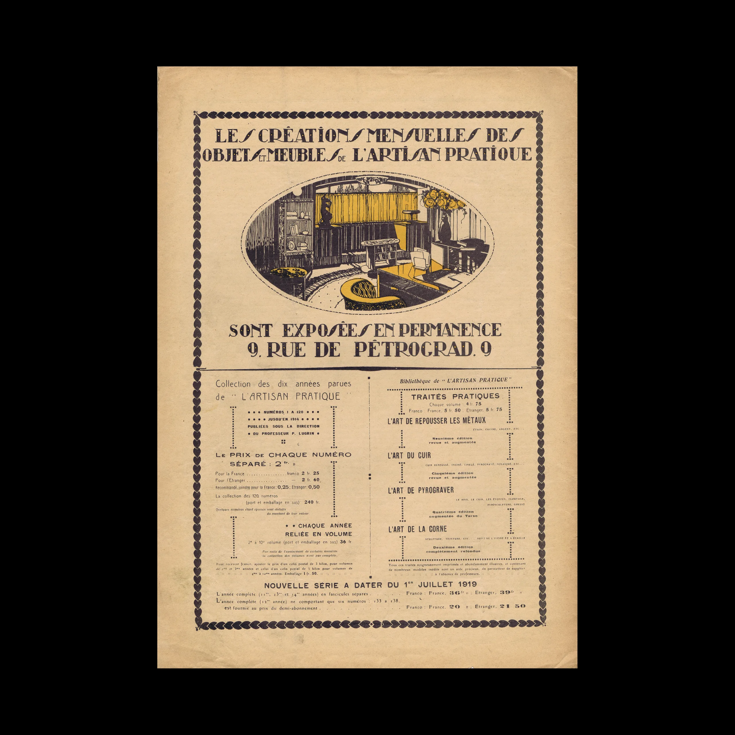 L’artisan Pratique, Quinzième Année - No. 173, Novembre 1923