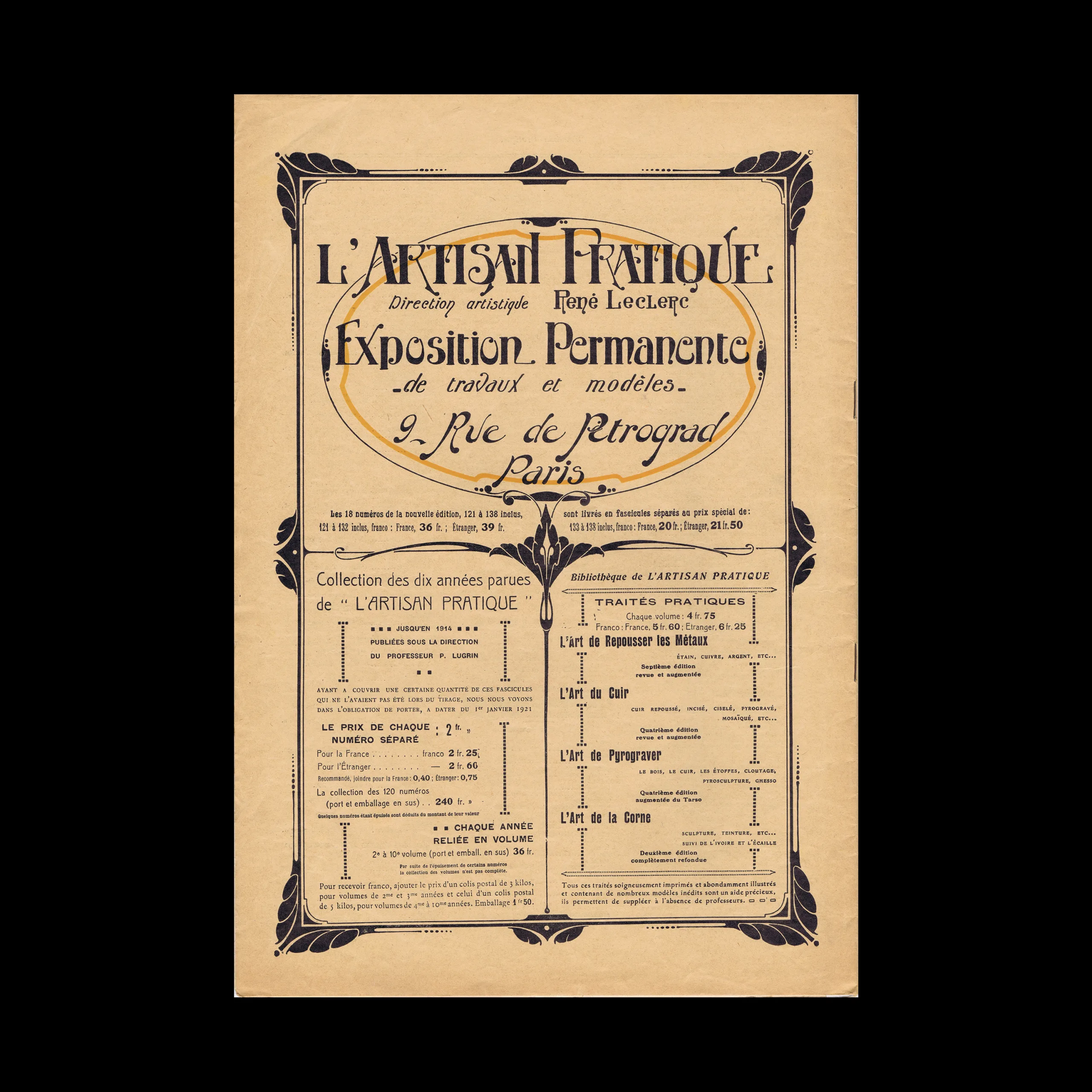 L’artisan Pratique, Treizième Annés — No. 144, Juin 1921 2 L’artisan Pratique, Treizième Annés — No. 144, Juin 1921