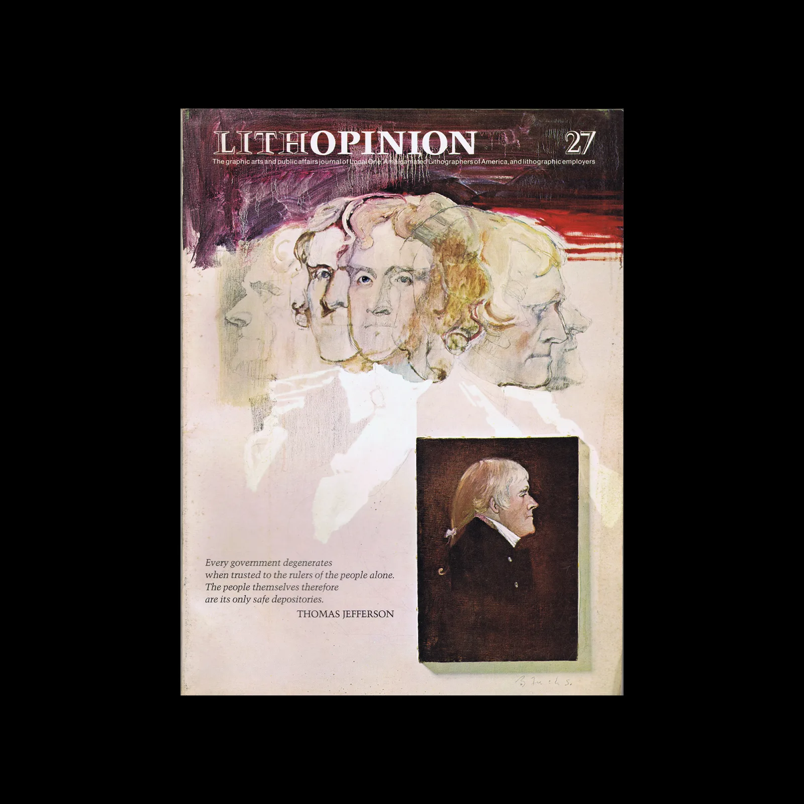 Lithopinion Magazine No 27, 1972