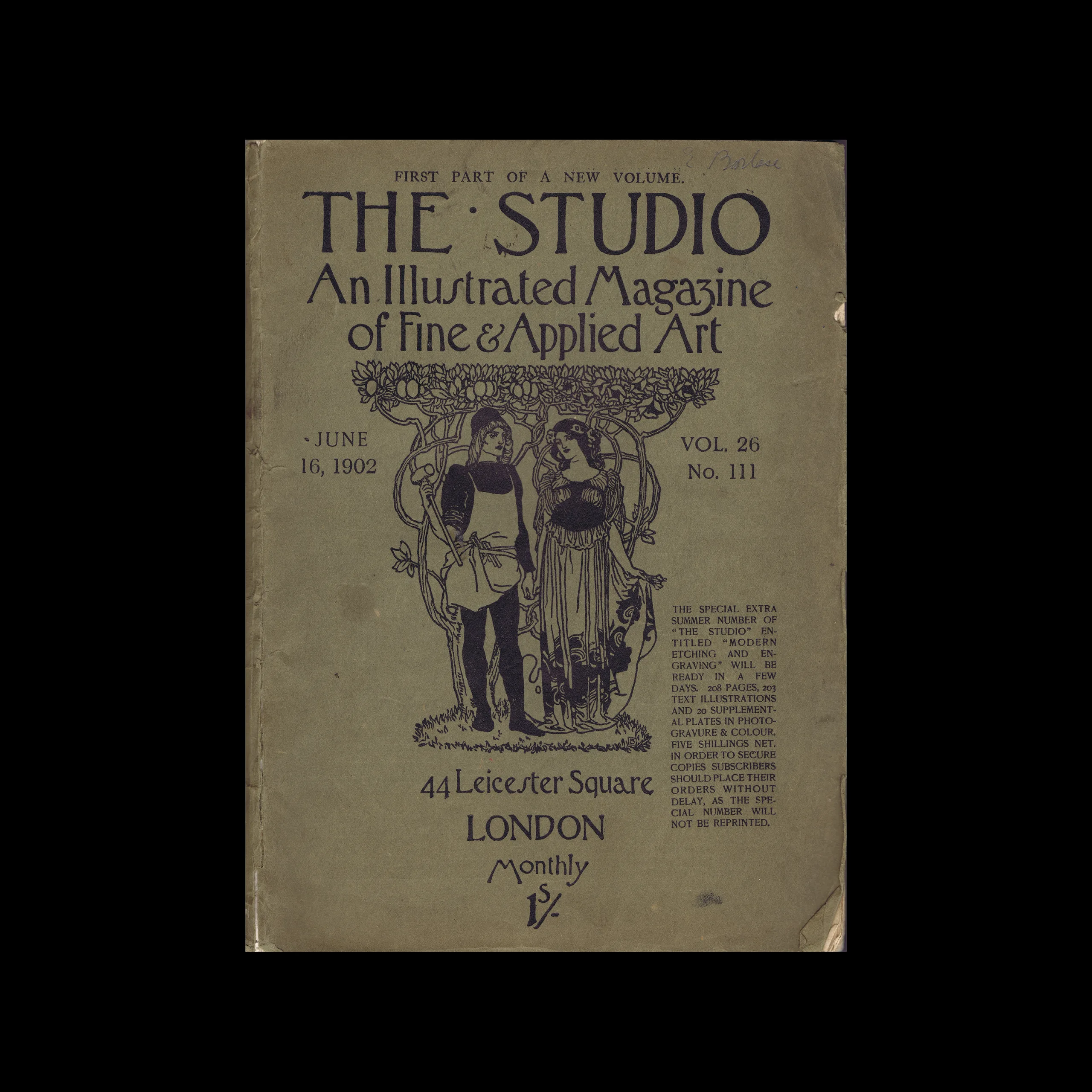 The Studio, Vol 26, No. 111, 1902 1 The Studio, Vol 26, No. 111, 1902