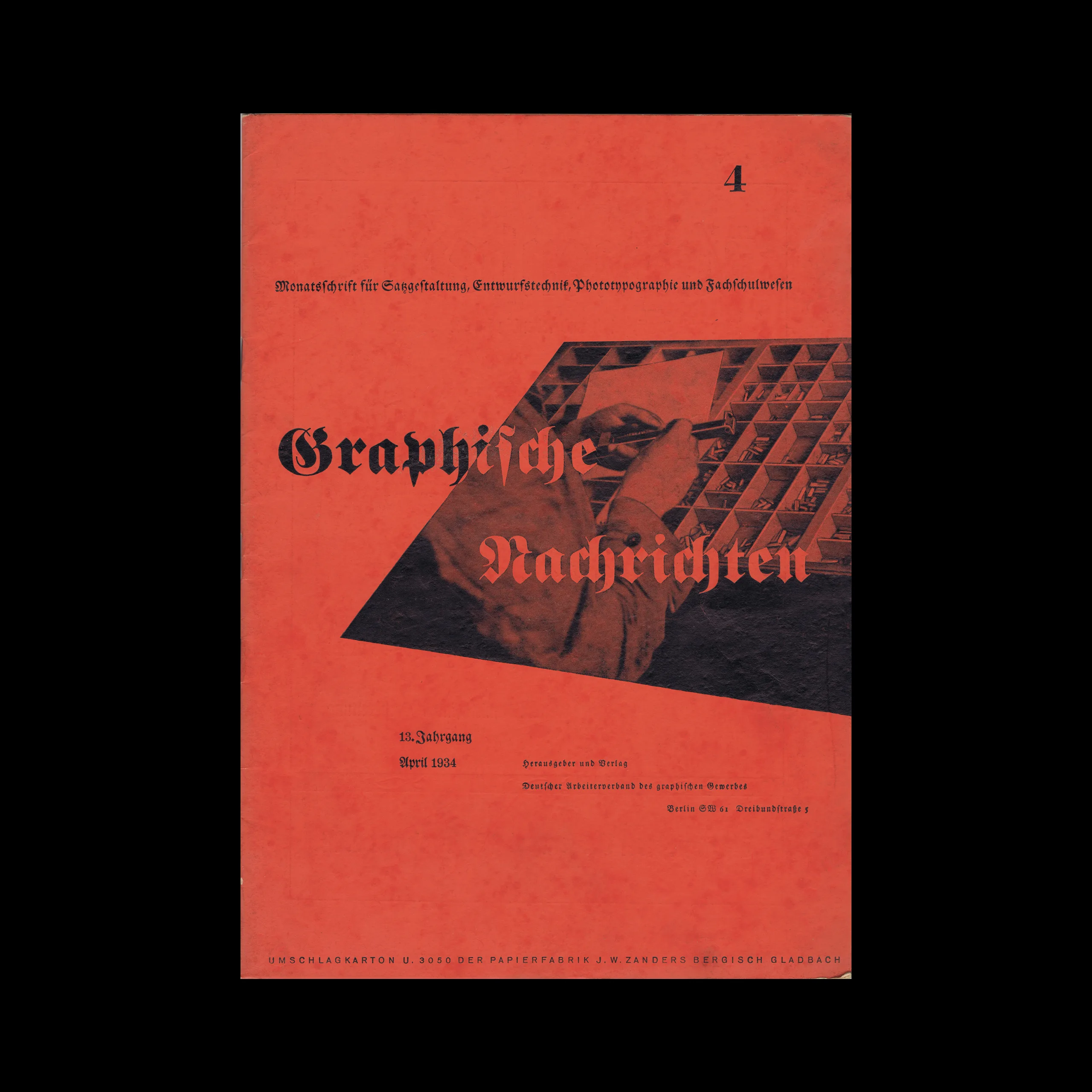 Graphische Nachrichten, Vol 13, April 1934 1 Graphische Nachrichten, Vol 13, April 1934