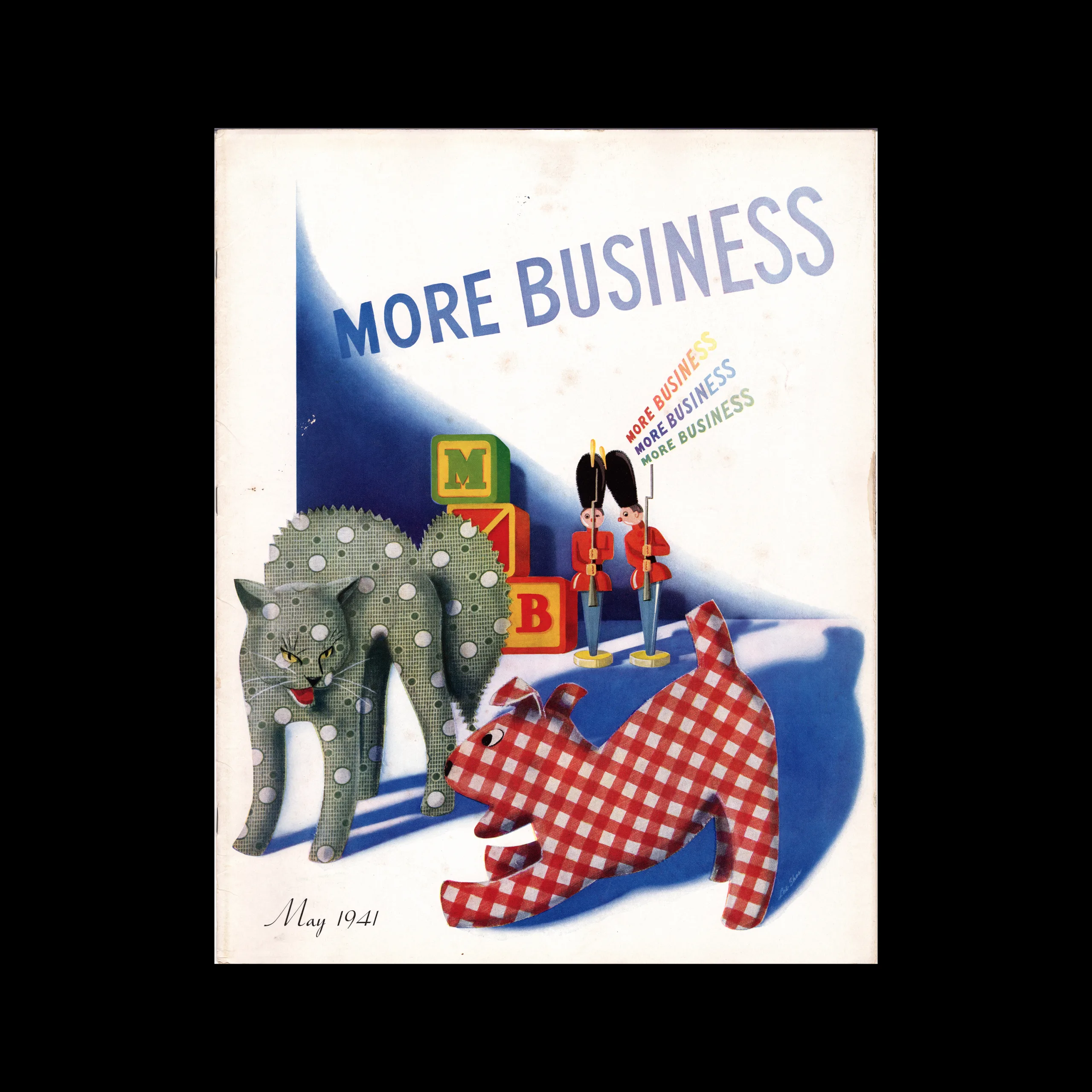 More Business. Vol 06, No. 05, May 1941. Cover design by Les Shea