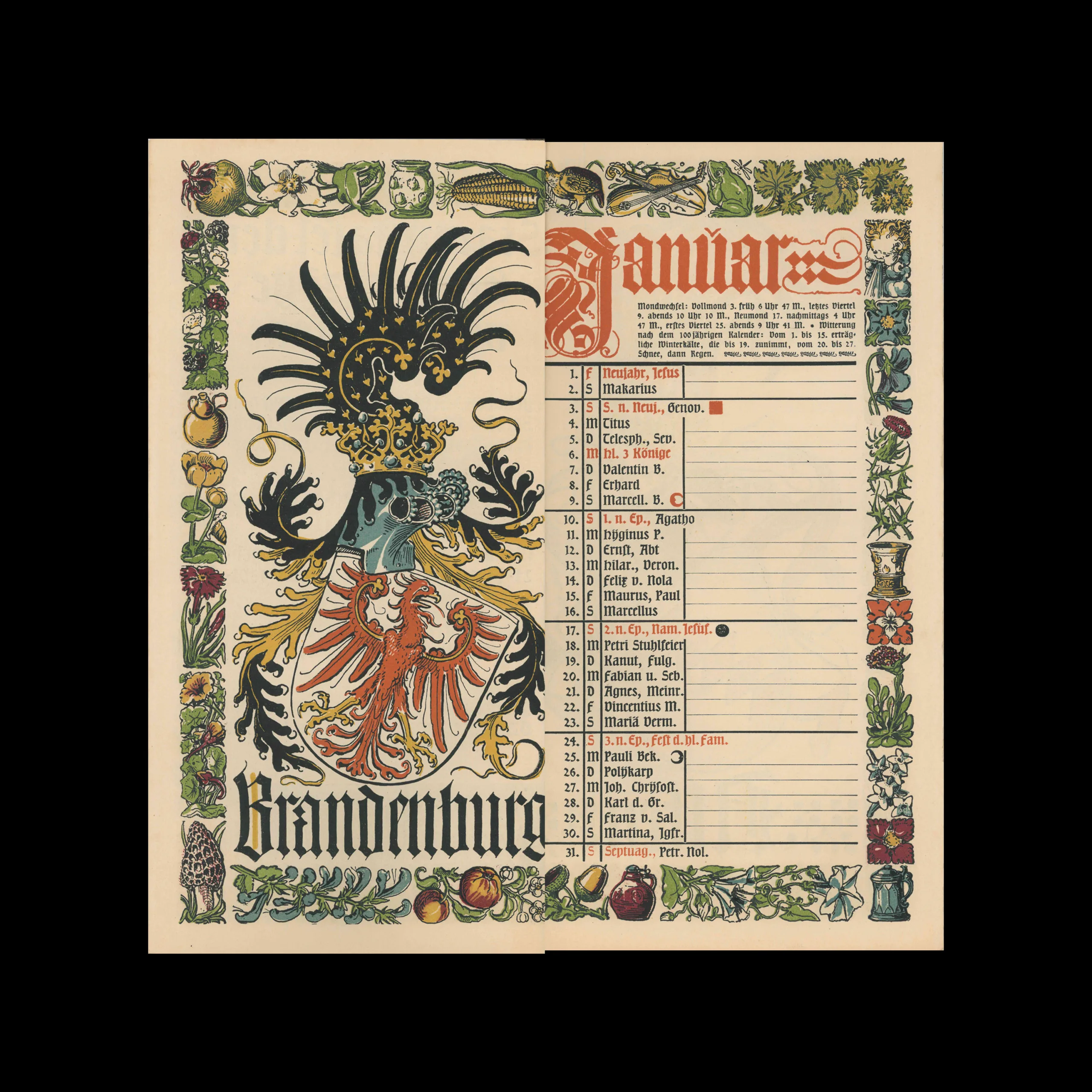 Münchener Kalender, Otto Hupp, 1904