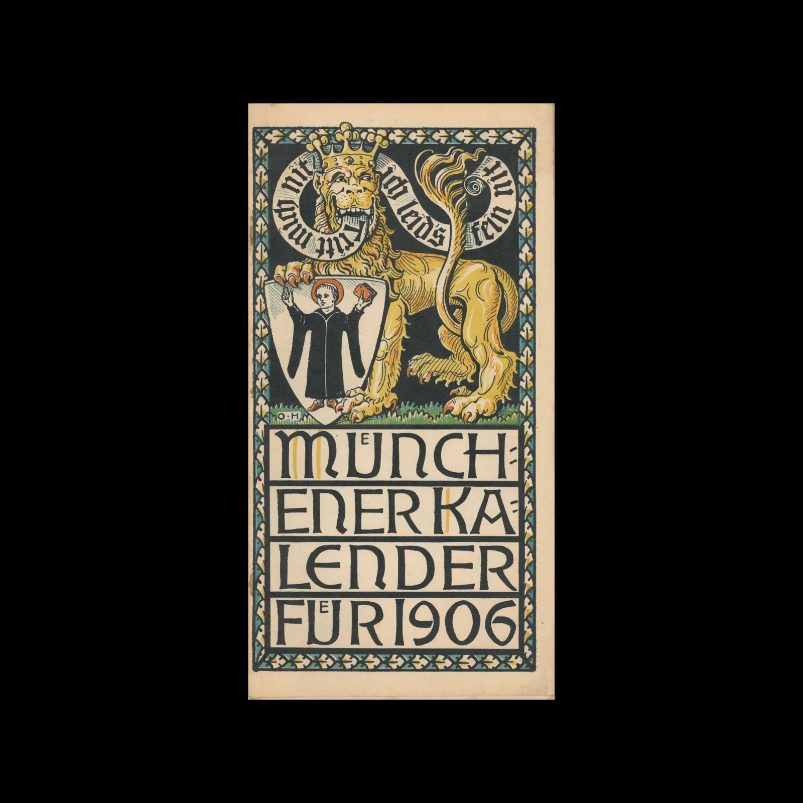 Münchener Kalender, Otto Hupp, 1906